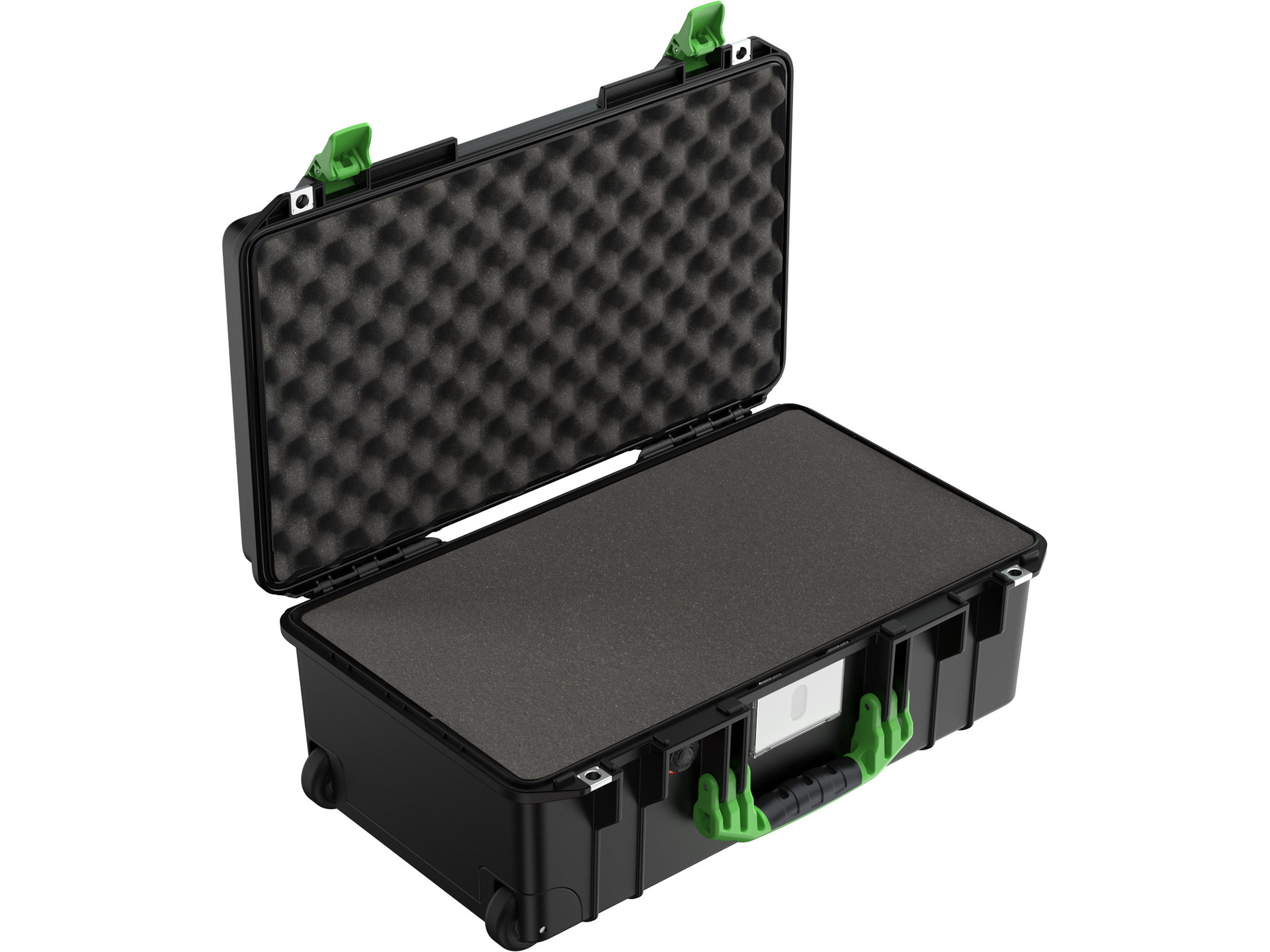 Pelican 1535 Air Wheeled Carry-On Hard Case (Black/Lime, With Foam)