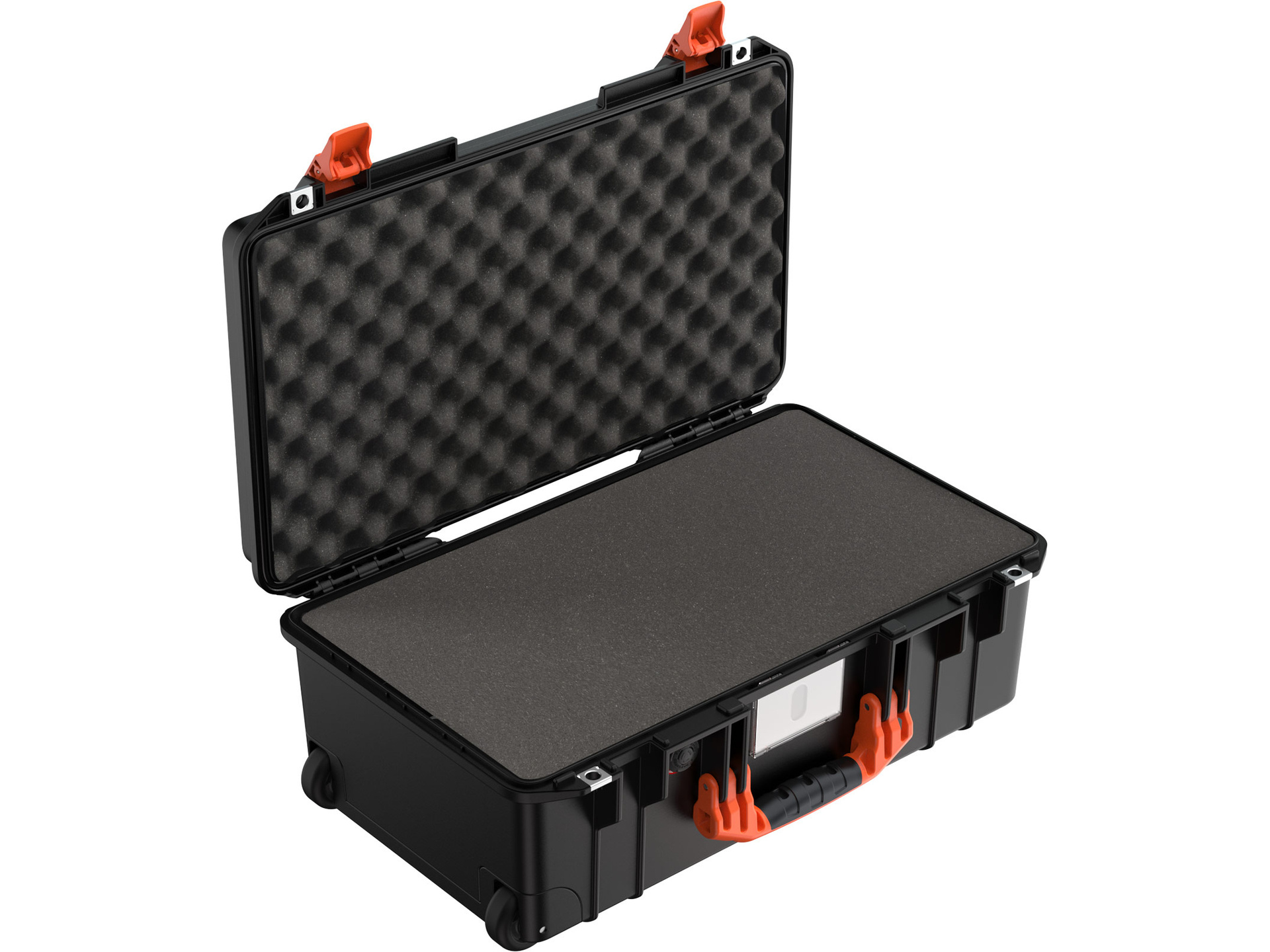 Pelican 1535 Air Wheeled Carry-On Hard Case (Black/Orange, With Foam)