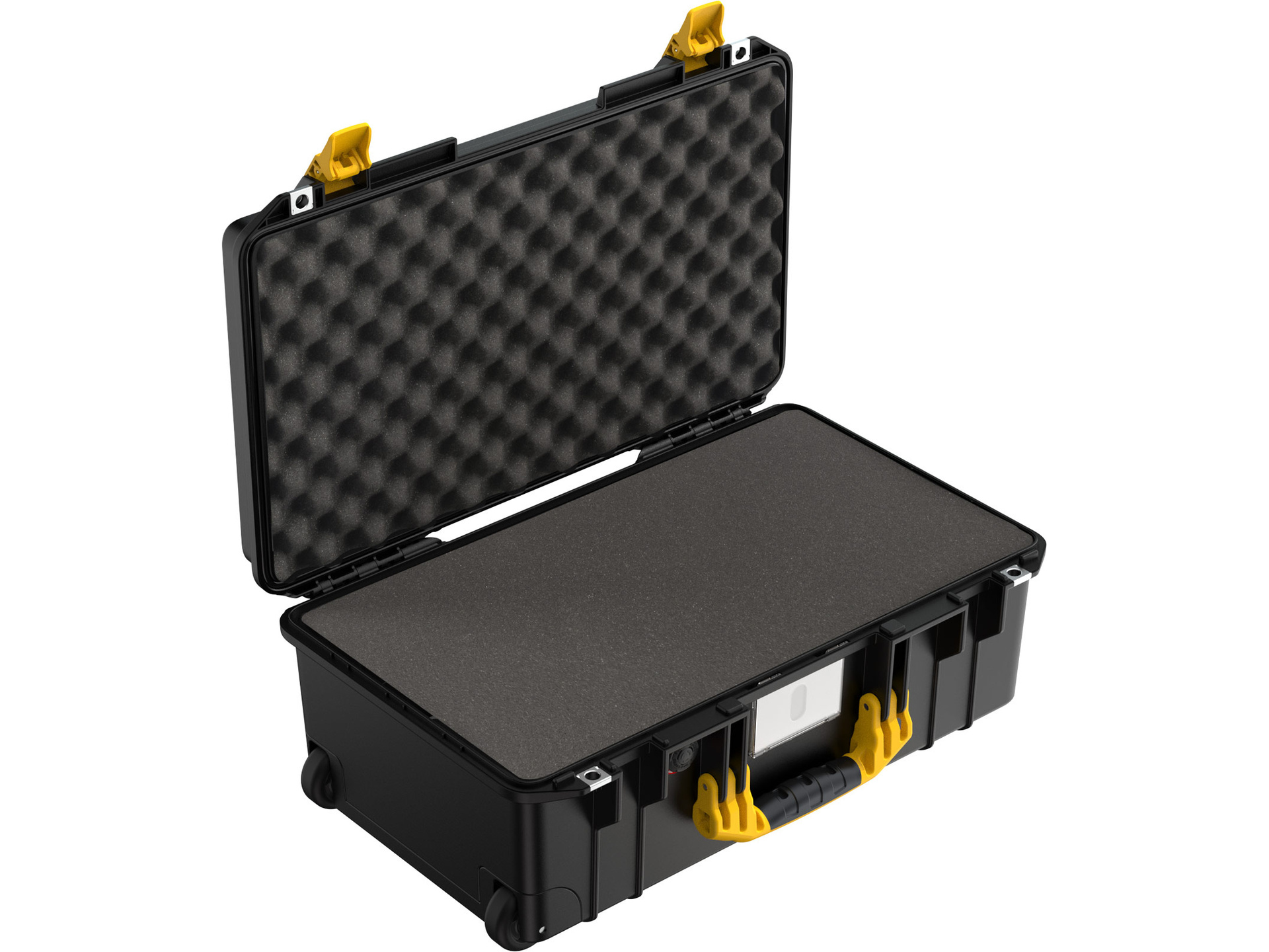 Pelican 1535 Air Wheeled Carry-On Hard Case (Black/Yellow, With Foam)