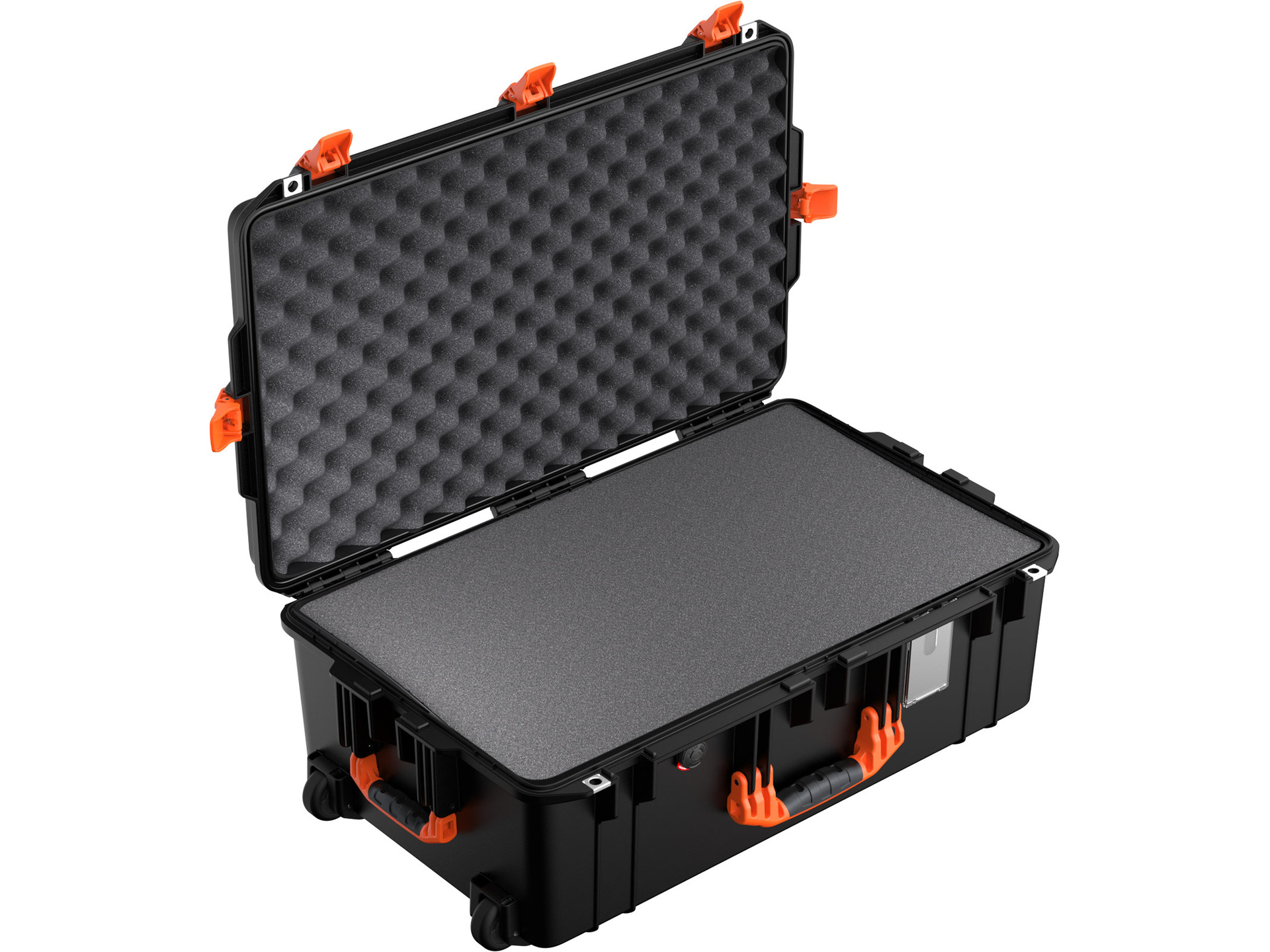 Pelican 1595 Air Case (Black/Orange, With Foam)