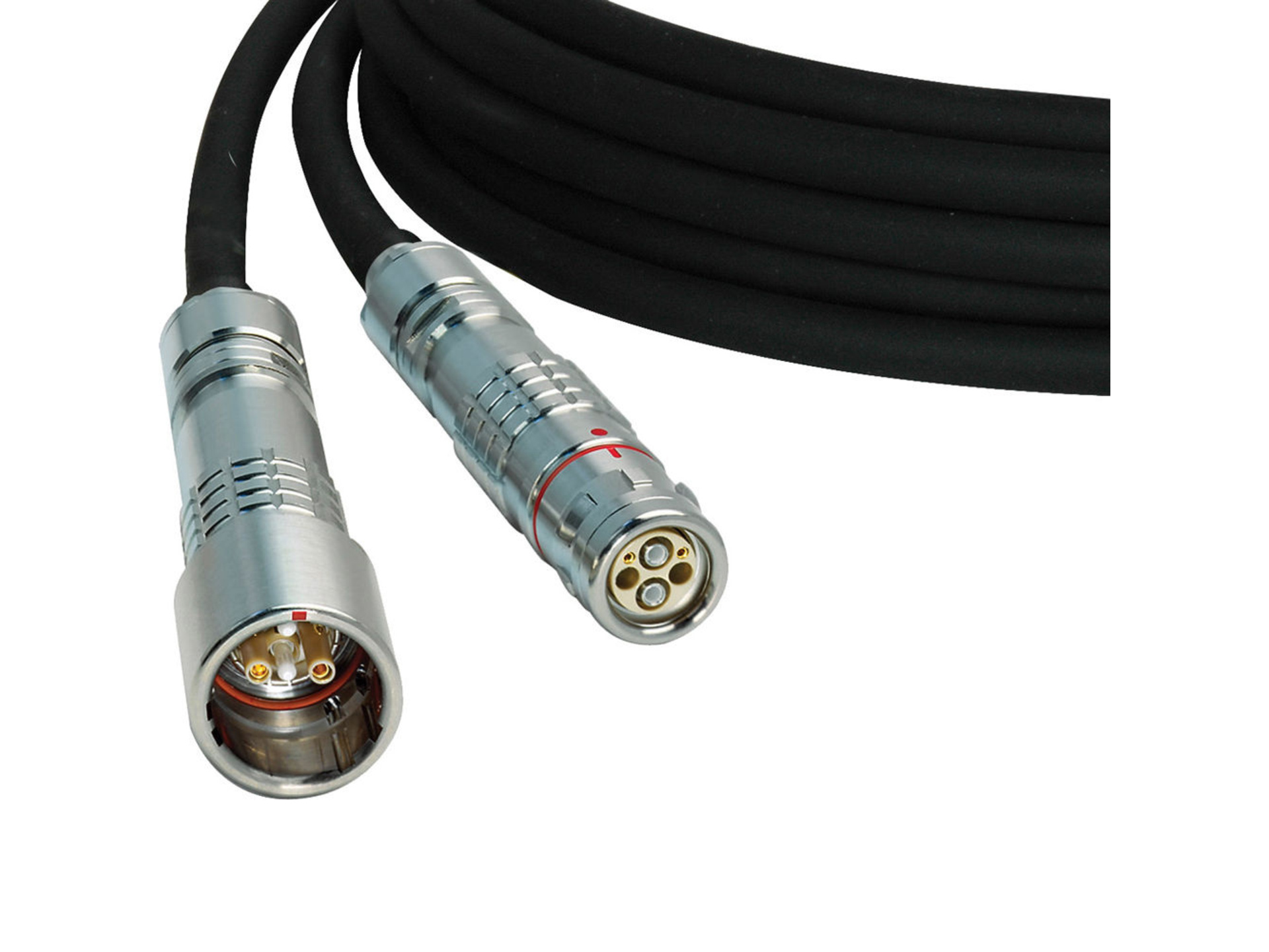 Camplex LEMO FUW Male to LEMO PUW Female Indoor Studio Fiber Camera Cable (15')