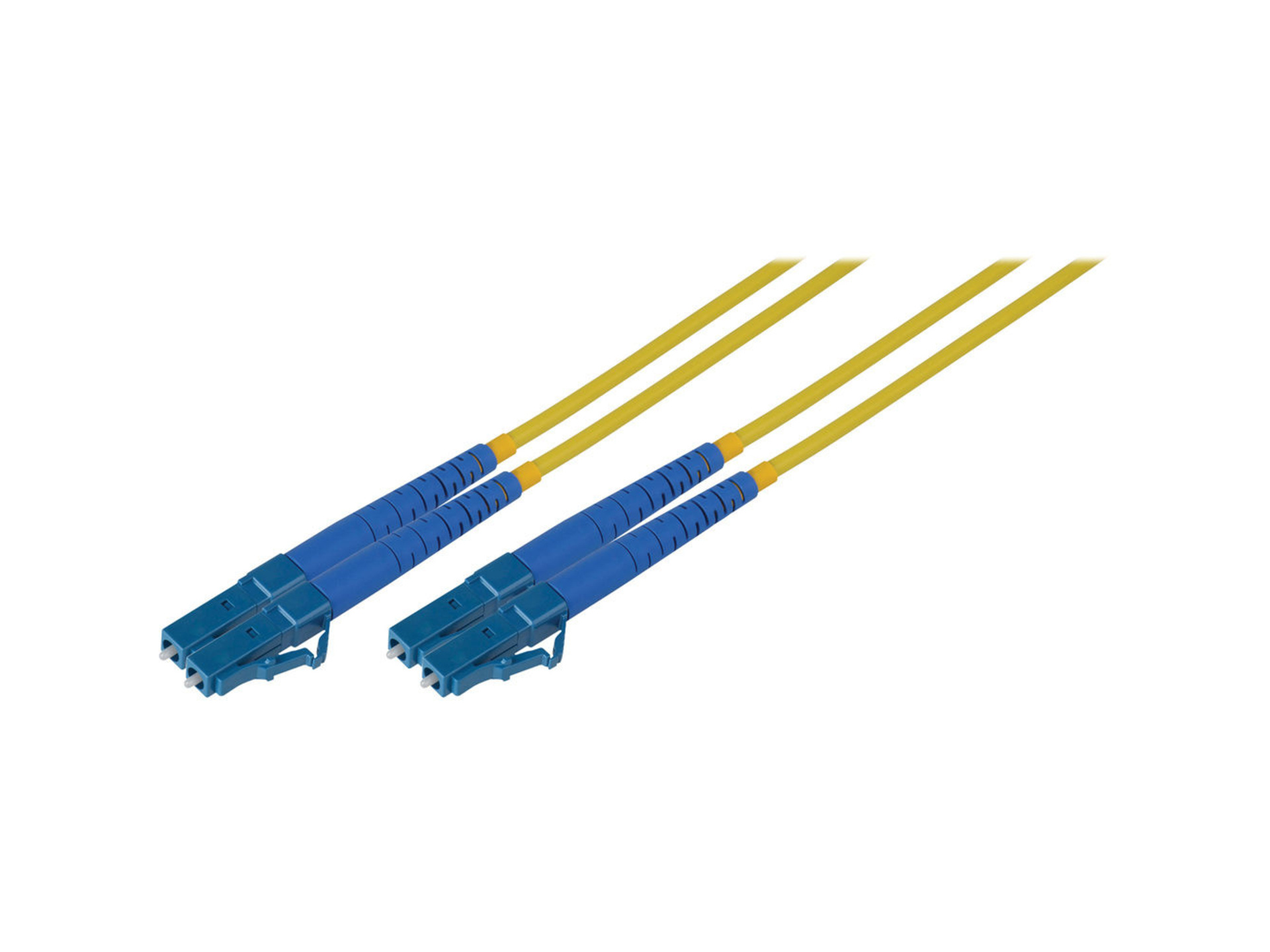 Camplex Duplex LC to Duplex LC Singlemode Fiber Optic Patch Cable (Yellow, 6.56')