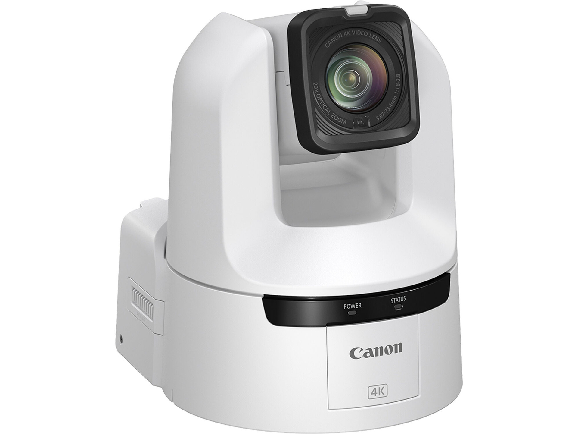Canon CR-N350 4K NDI PTZ Camera with 20x Zoom (Titanium White)