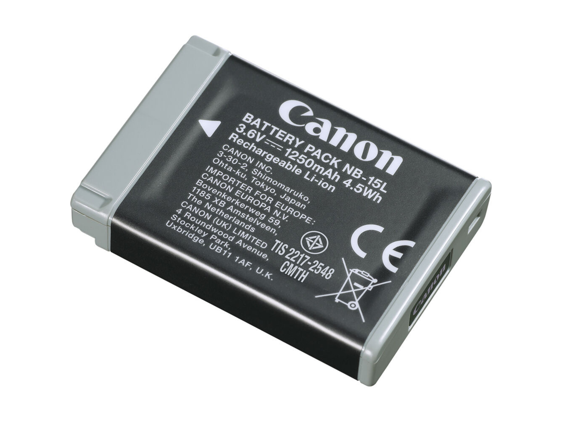 Canon NB-15L Battery (1250mAh)