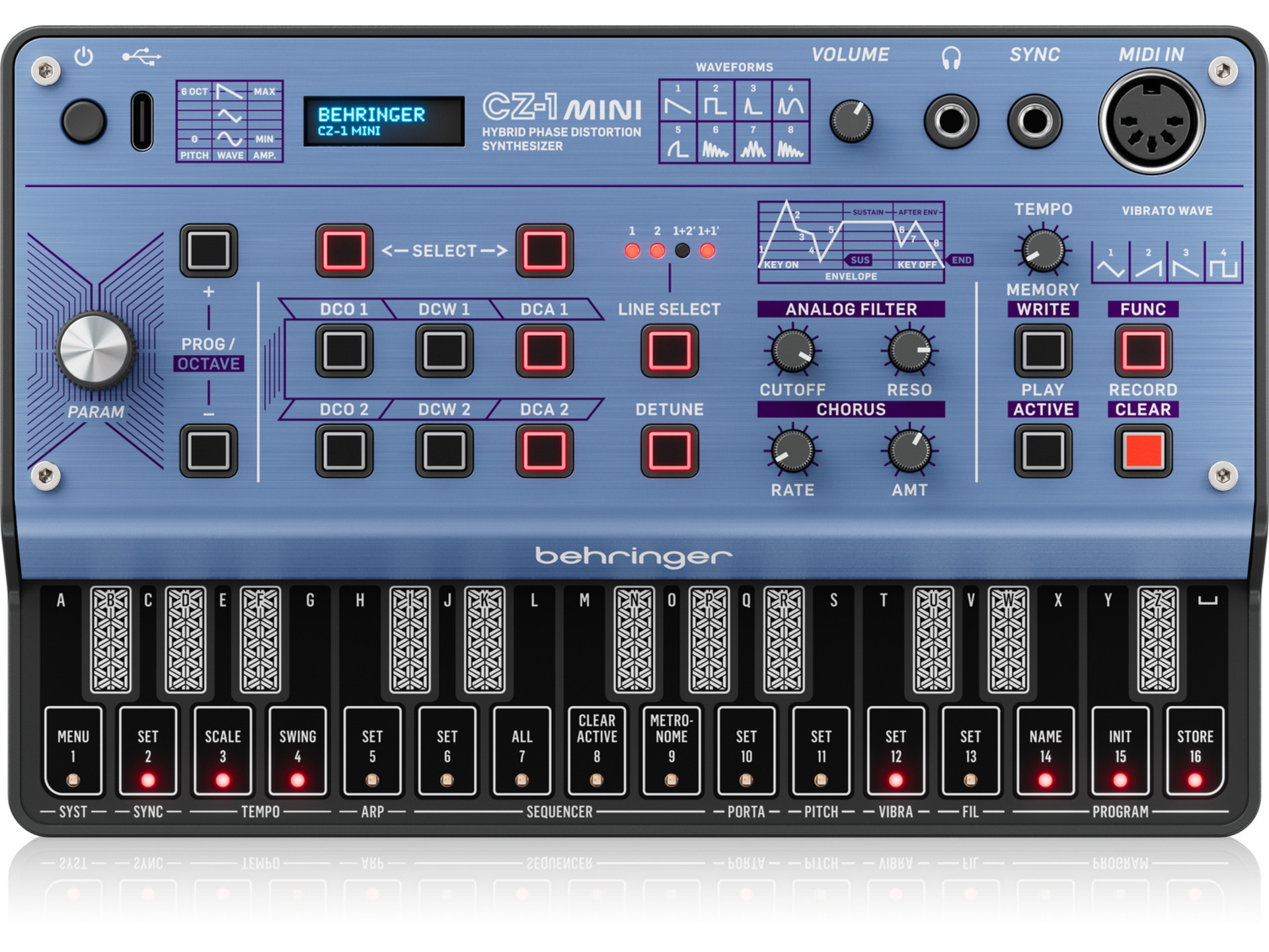 Behringer CZ-1 Mini Hybrid Phase Distortion Synthesizer