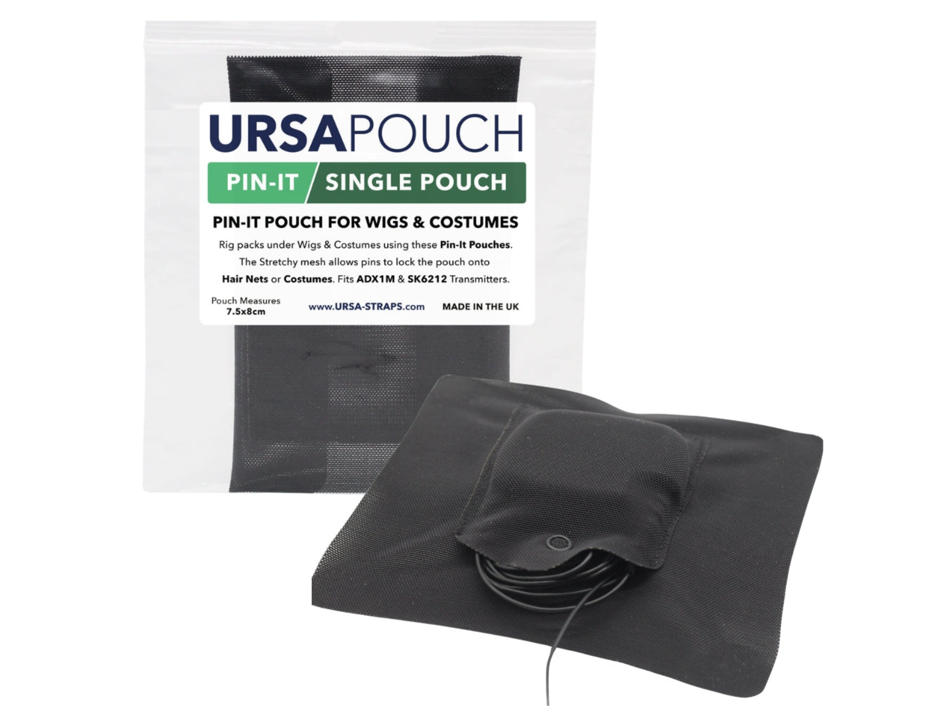 Ursa Pin-It Single Pouch (Black)