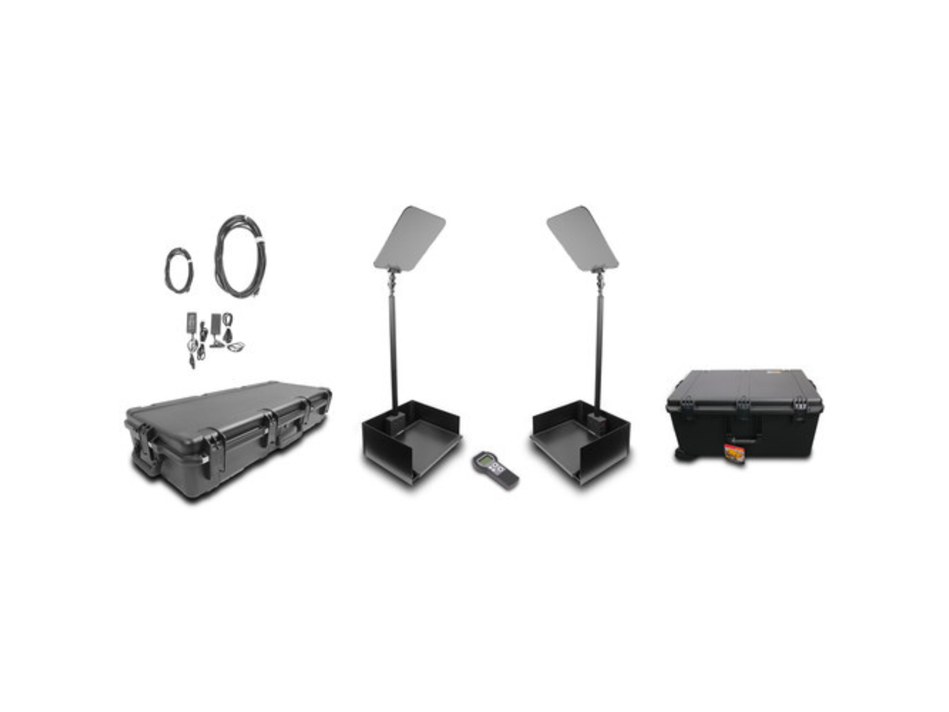 Prompter People ProLine StagePro 19" HighBright AutoStepper Presidential Teleprompters (Pair)