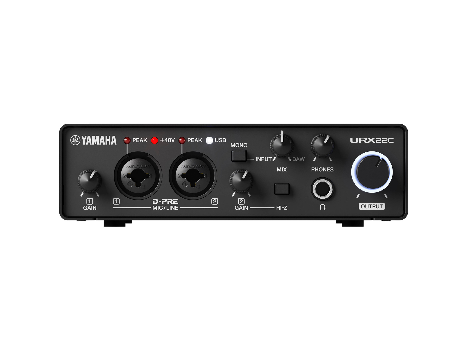 Yamaha URX22C 2x2 USB-C Audio Interface
