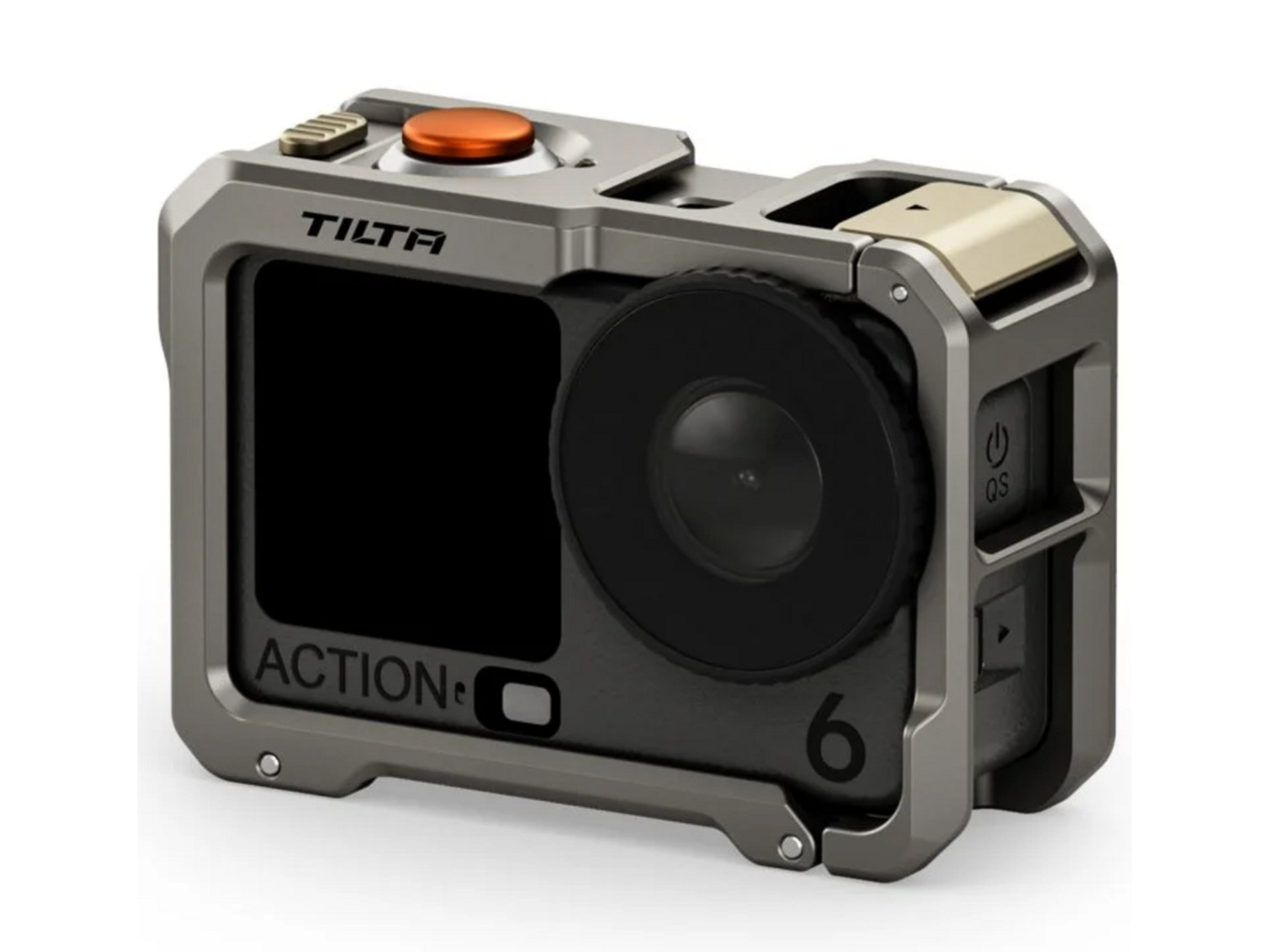Tilta Full Camera Cage for DJI Osmo Action 6 (Titanium Gray)