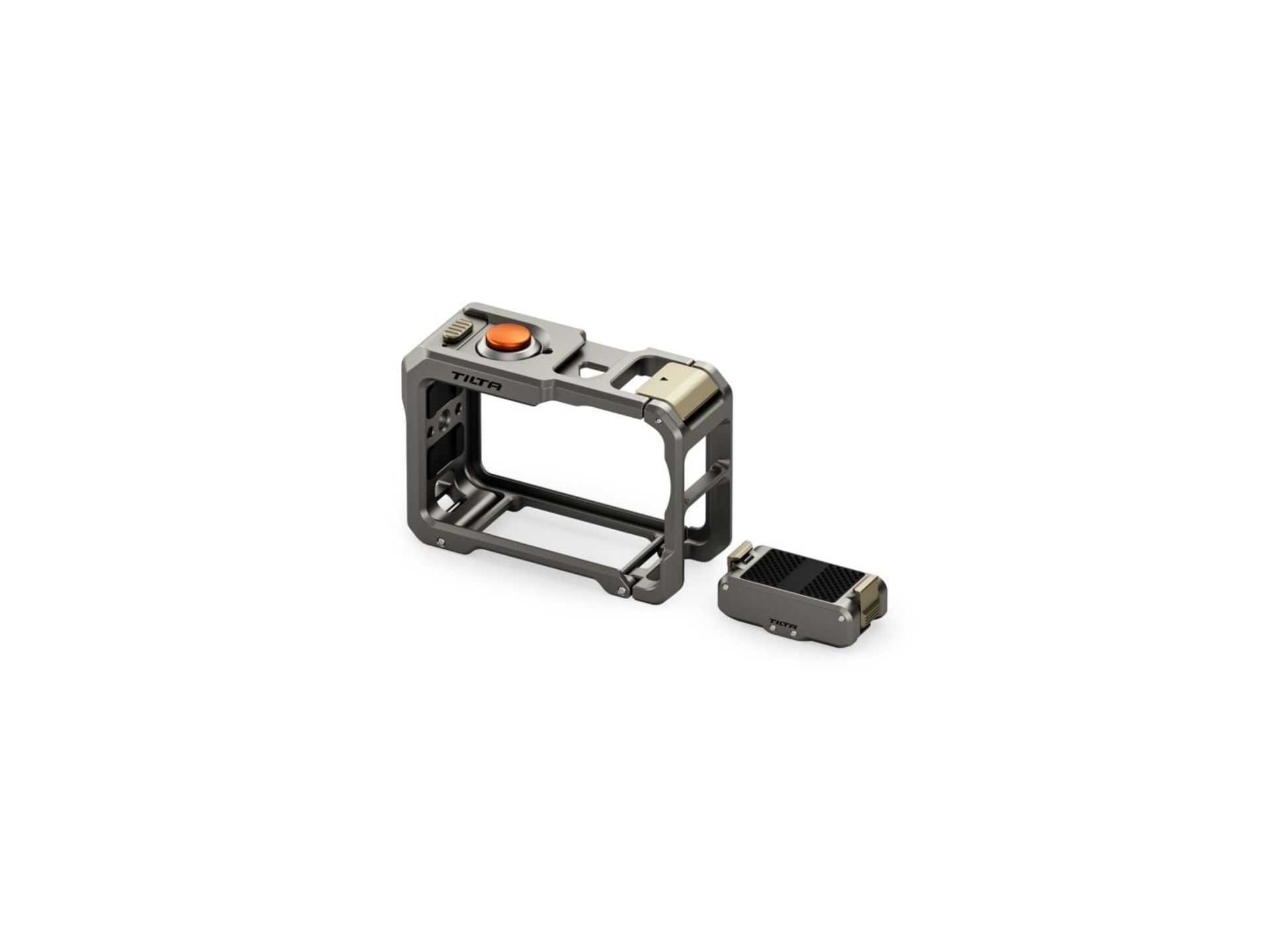 Tilta Camera Cage Base Kit for DJI Osmo Action 6 (Titanium Gray)