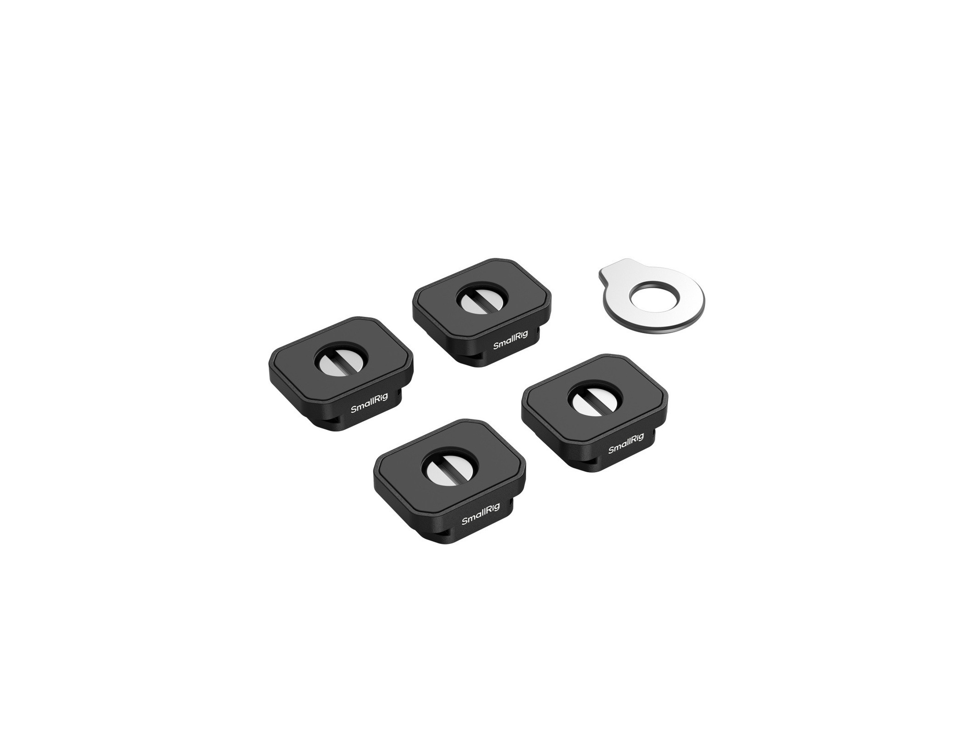 SmallRig 5472 Mount Plate with Cold Shoe Mount (4pcs)