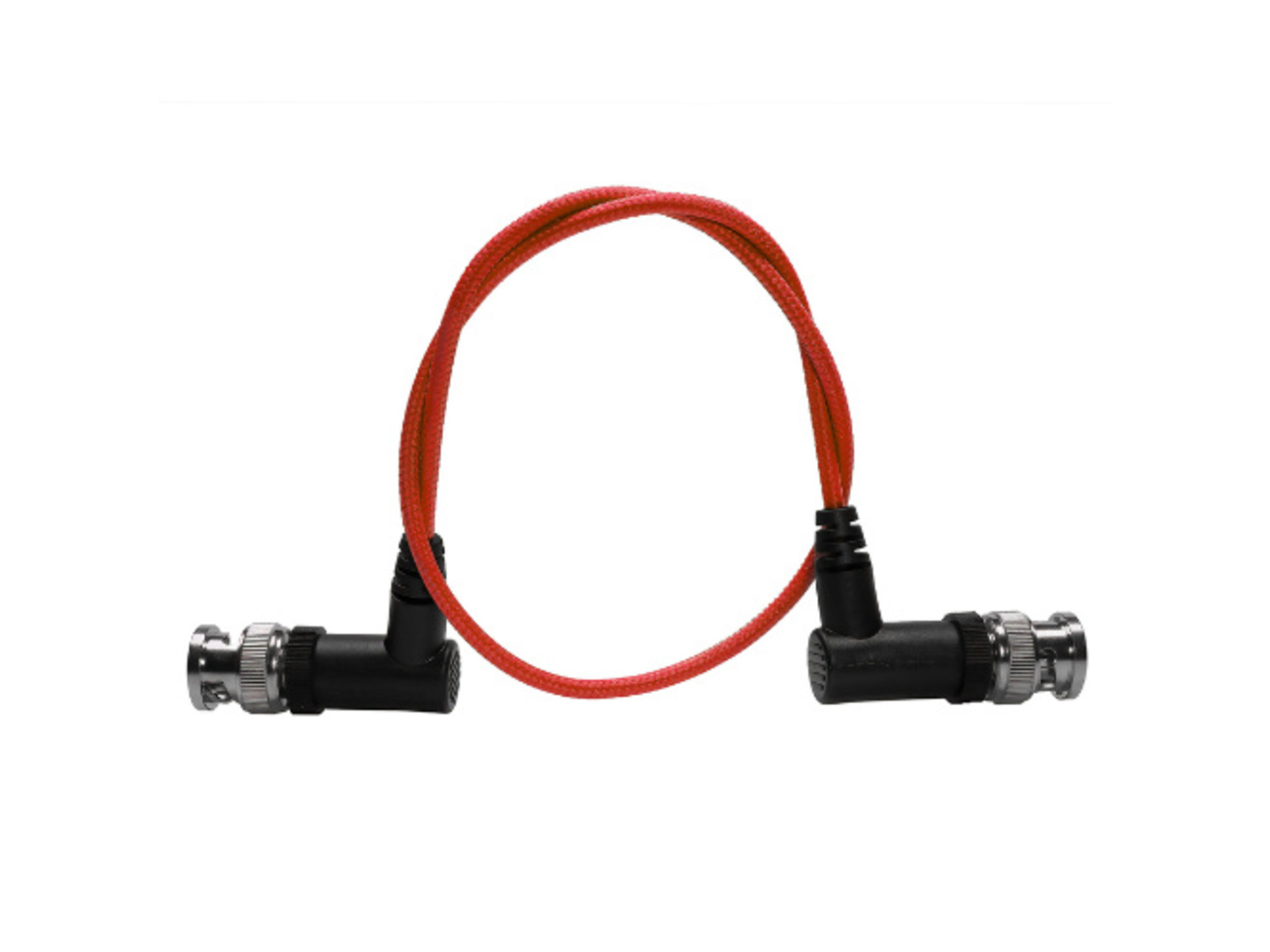 Kondor Blue Ultra-Thin 3G-SDI Right-Angle BNC Cable (40cm, Cardinal Red)