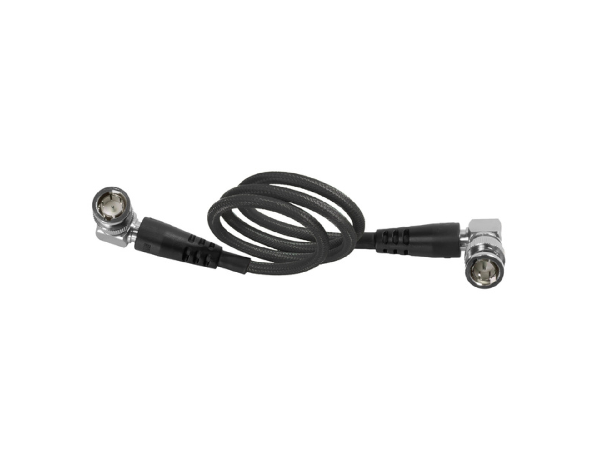 Kondor Blue 12G-SDI Cable for 4K60 Camera Monitors and Transmitters (Right Angle, 56cm, Raven Black)