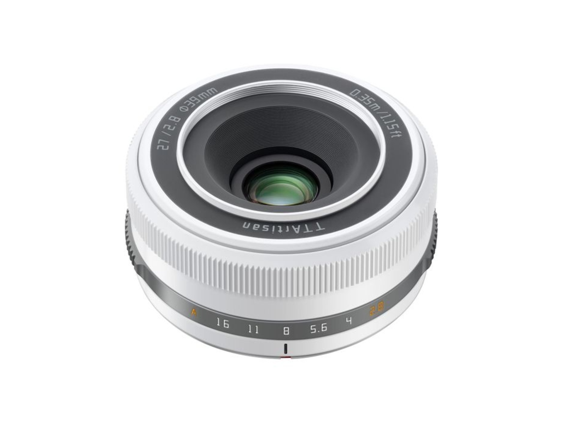 TTArtisan AF 27mm F2.8 XF Lens (Sony E, White)