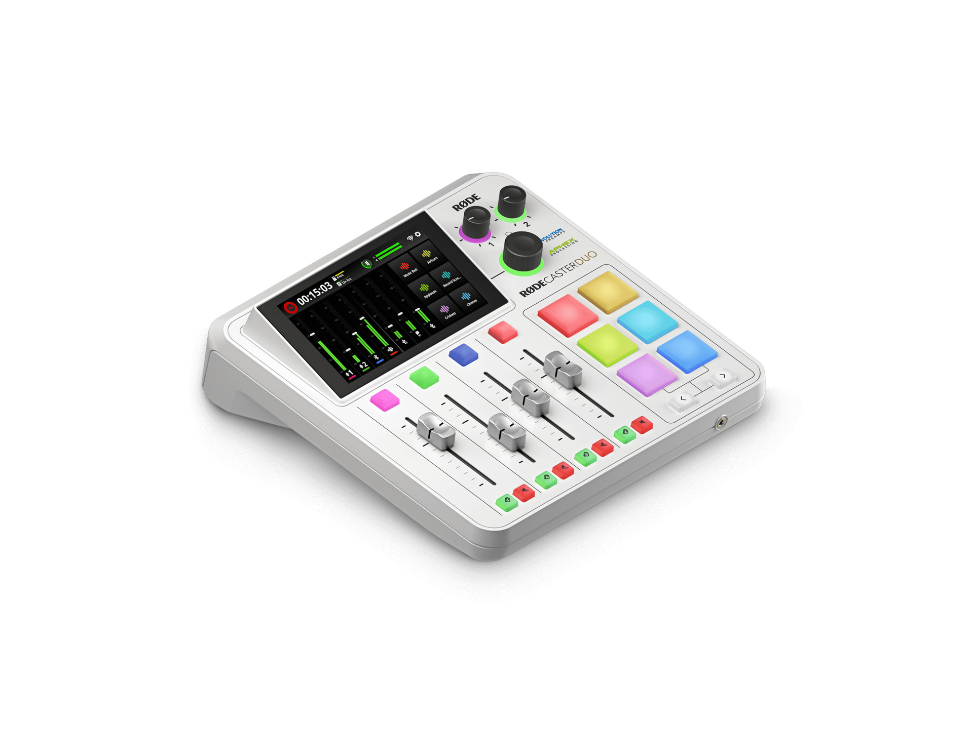 RODE RODECaster Duo Compact Mixer (White)