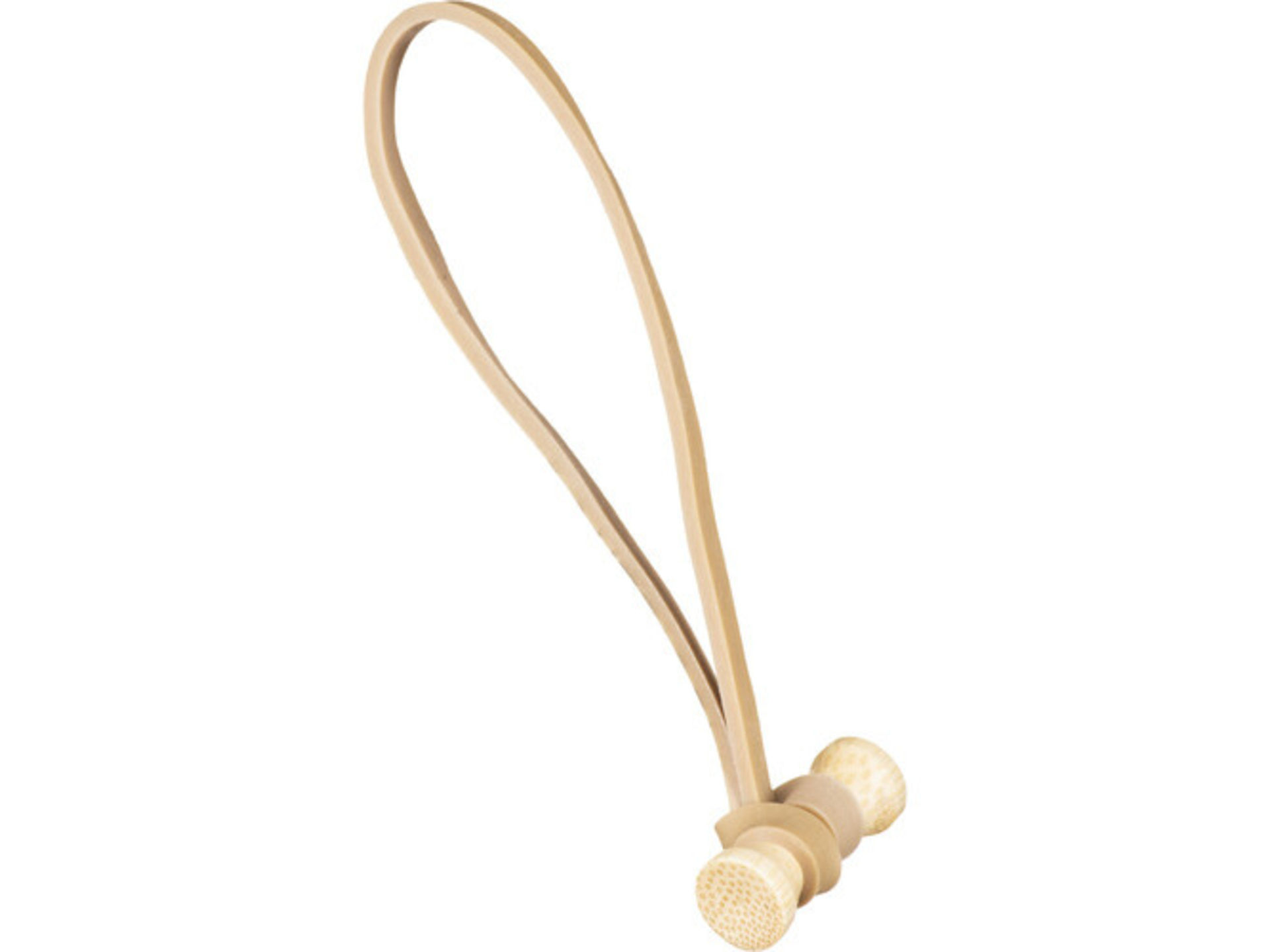 BongoTies Elastic Cable Ties (Natural, 10 Pack, 12.7cm)