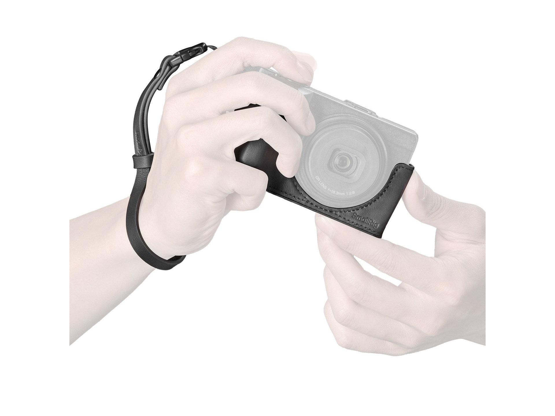 SmallRig 5676 Leather Case Kit for RICOH GR IV / GR III / GR IIIx / GR III HDF / GR IIIx HDF (Black)