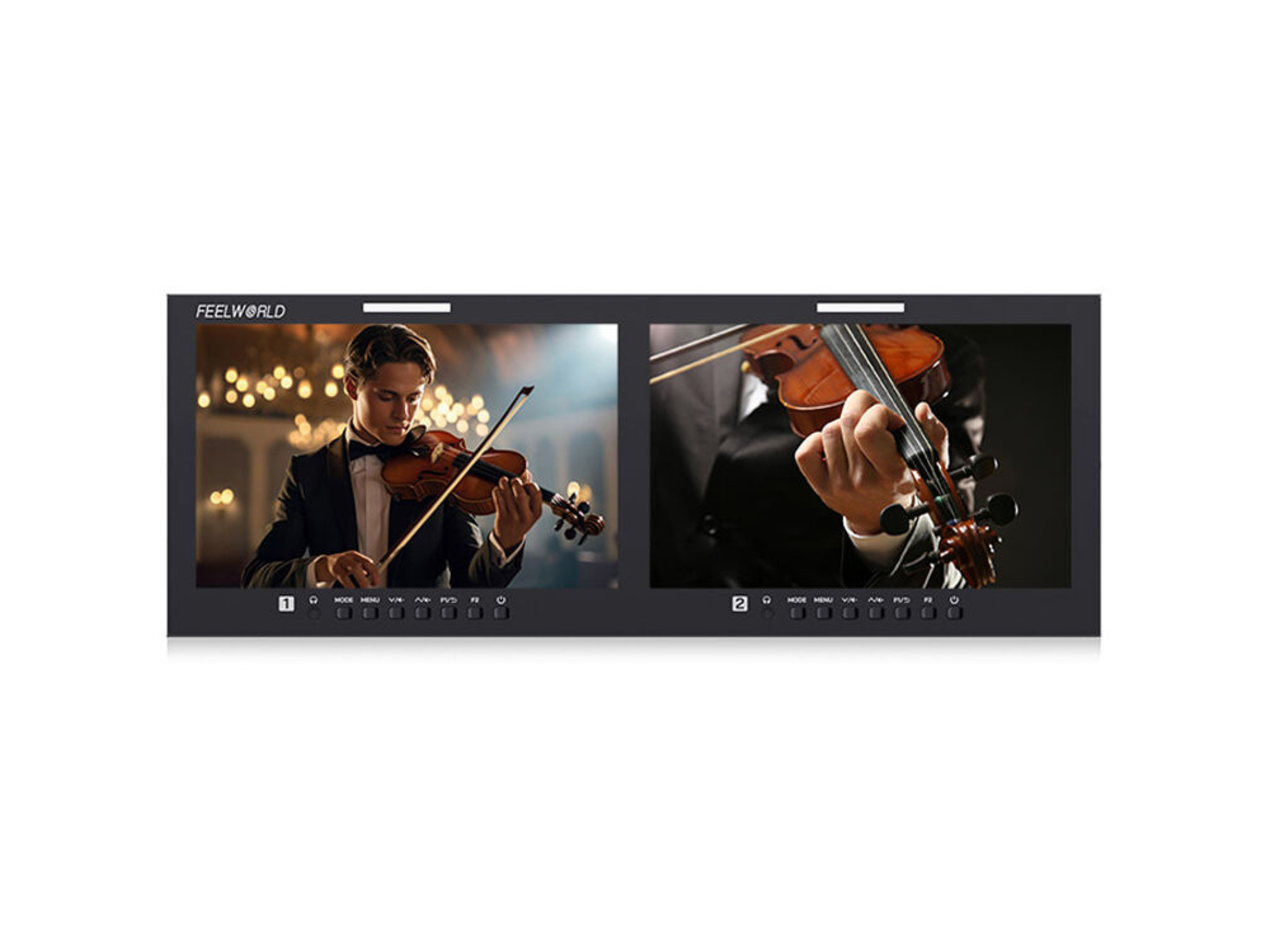 FeelWorld D101 Plus Dual 10.1" Rackmount LCD Monitor