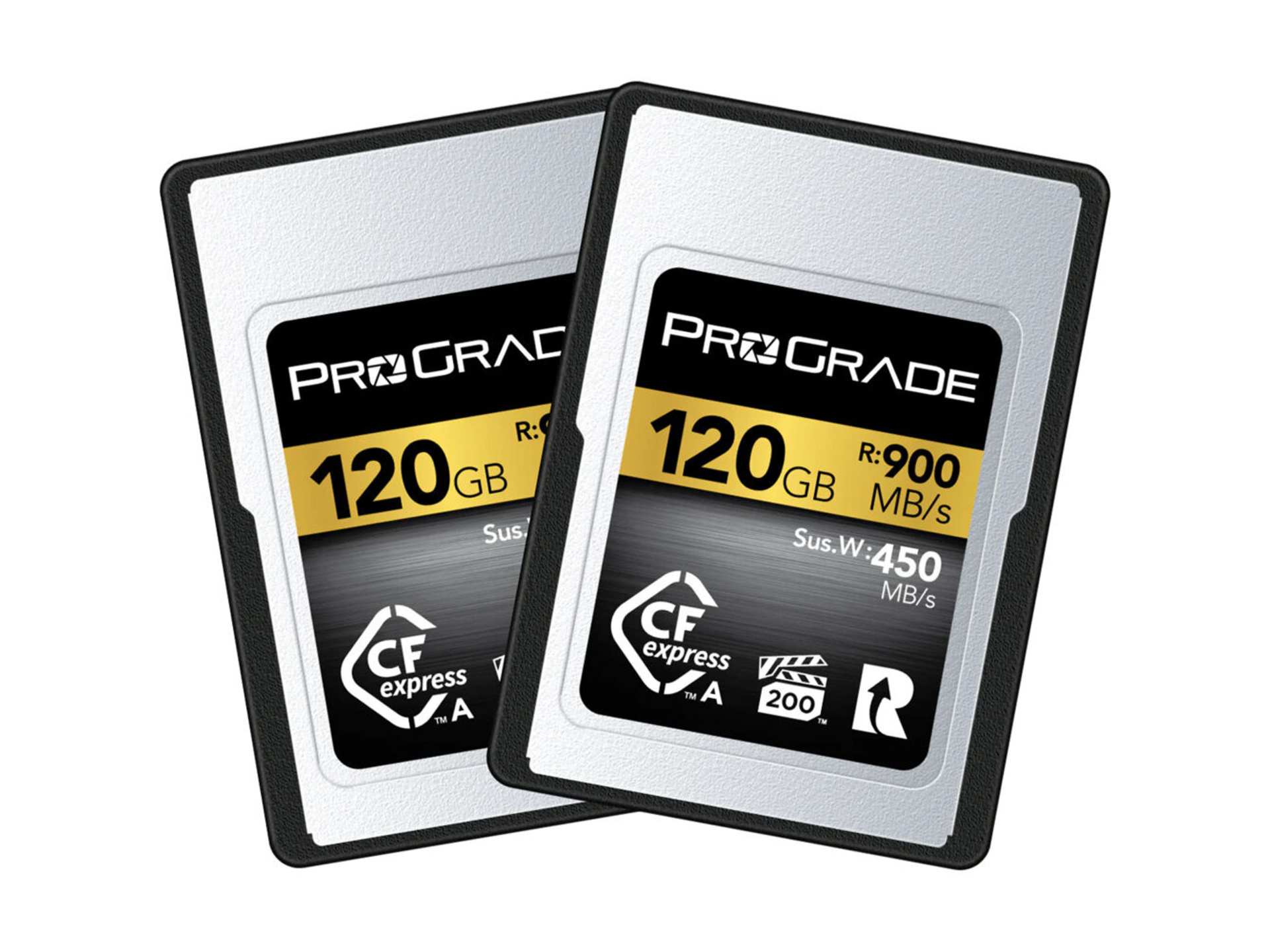 ProGrade Digital 120GB CFexpress 2.0 Type A Gold Memory Card (2-Pack)