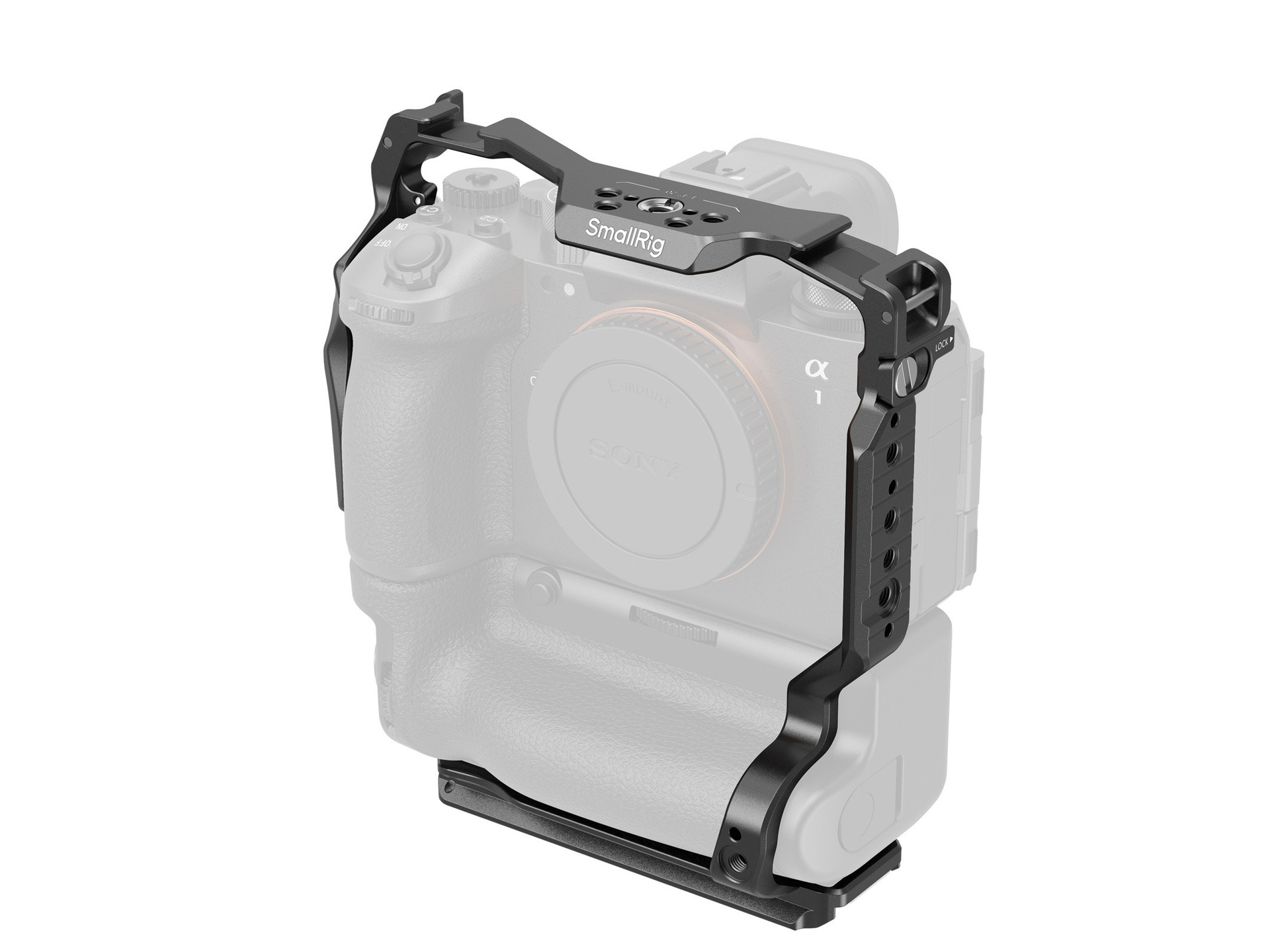 SmallRig 5908 Cage for Alpha 1 II & Alpha 9 III with Vertical Grip VG-C5