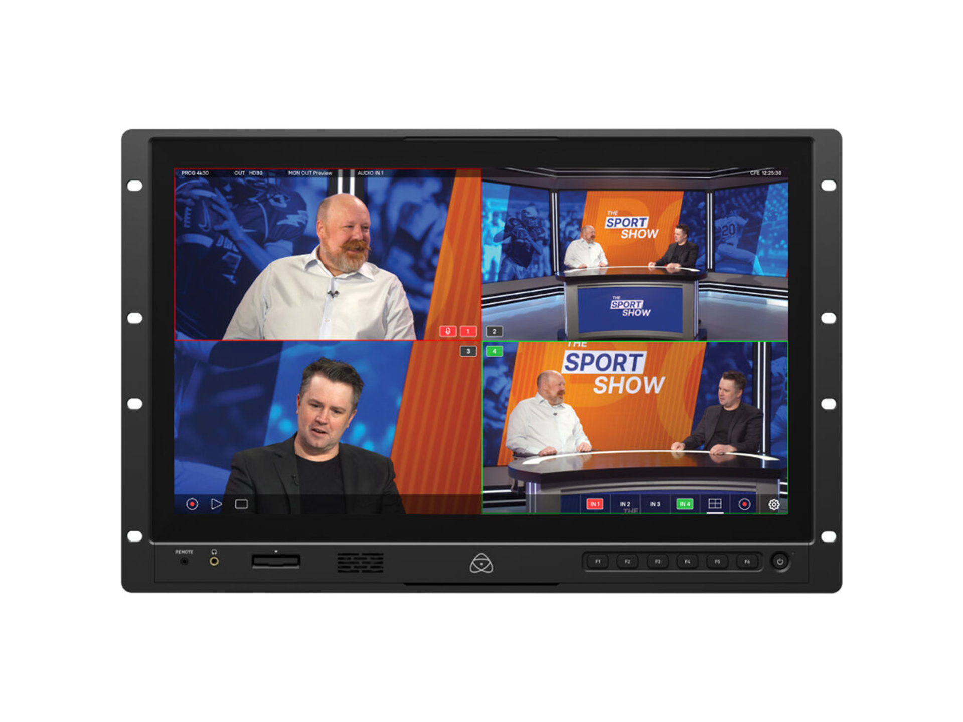 Atomos 19" Shogun AV-19 Rackmount 4K HDR Monitor-Recorder-Switcher