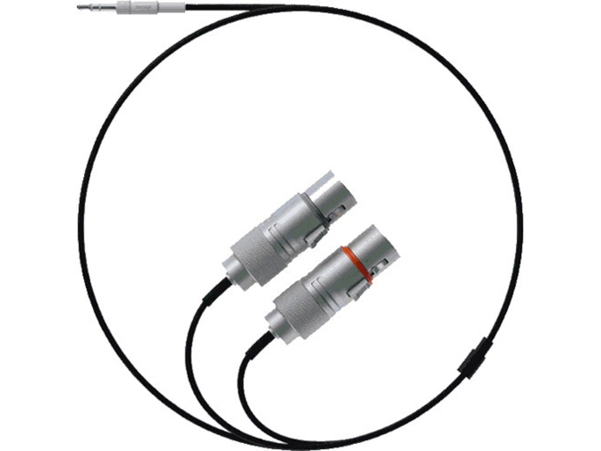 teenage engineering 3.5mm TRS Male to Dual XLR-Female Textile Field Audio Y-Cable (1.2m)