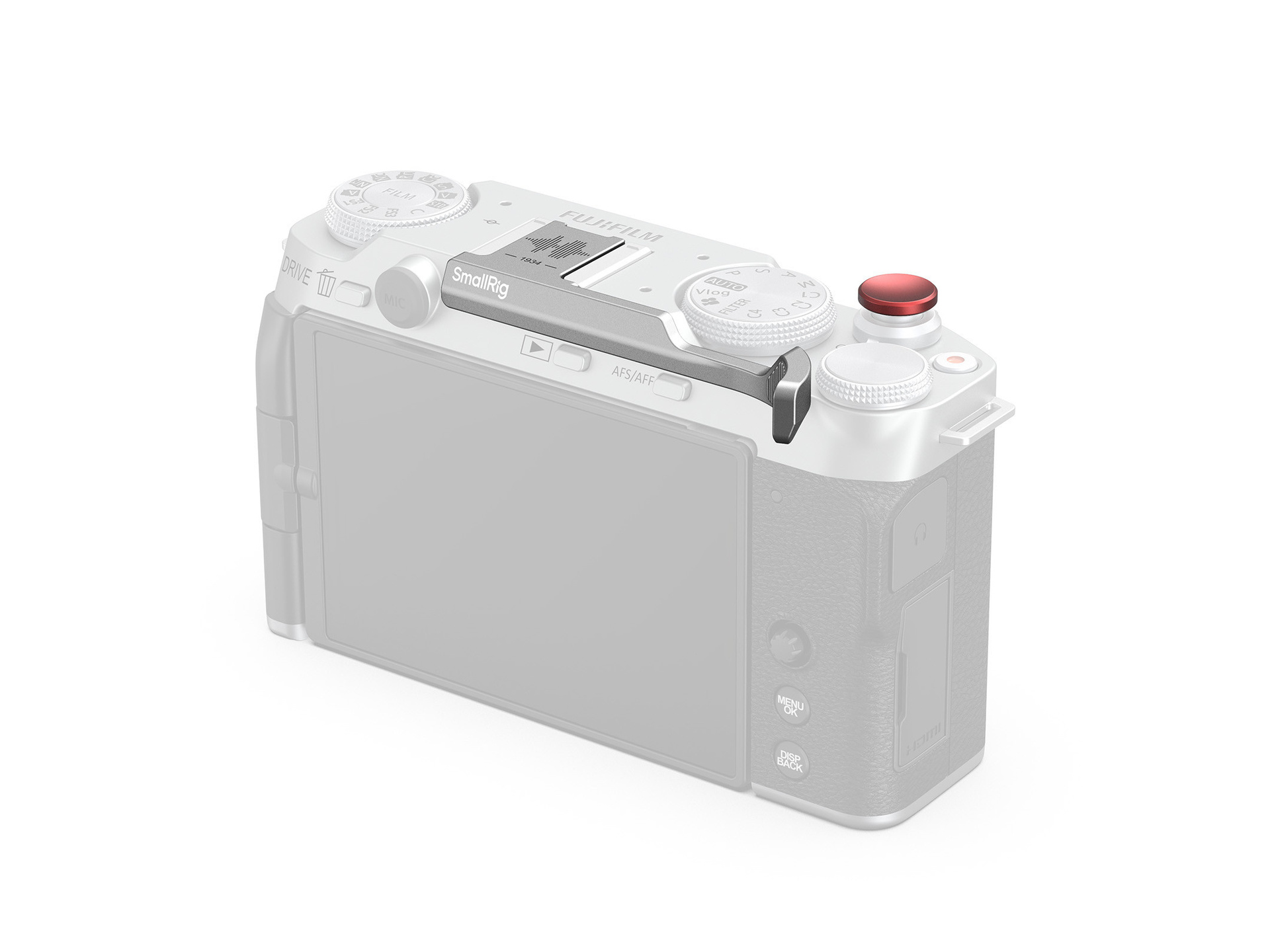 SmallRig 4877B Thumb Grip for FujiFilm X-M5 (Silver)