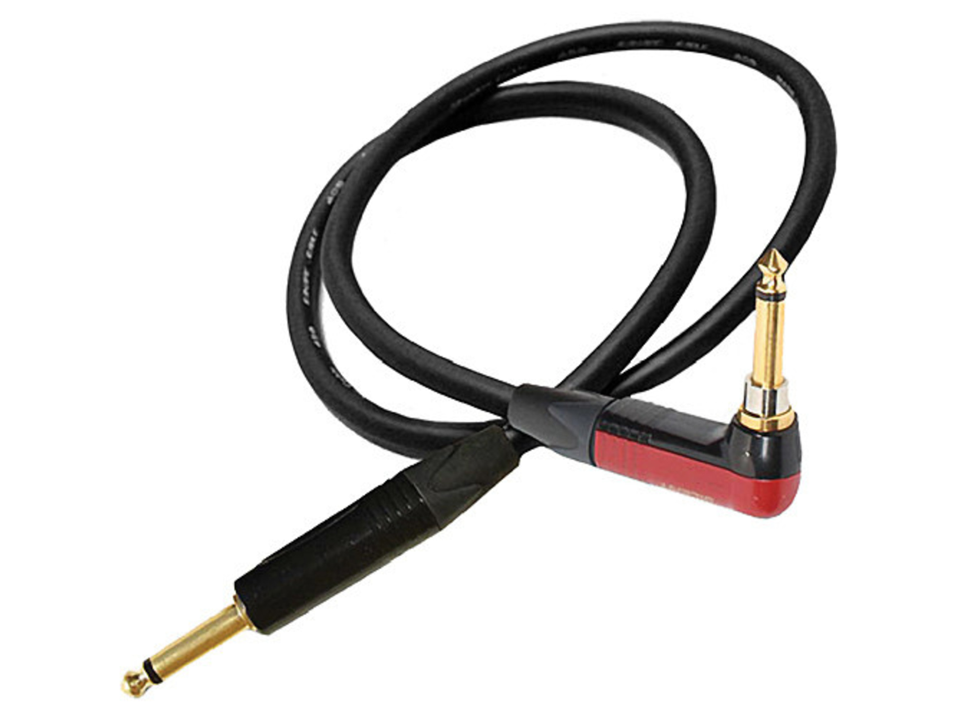 Canare 10' GS6RASSTS10 GS-6 Guitar/Instrument Cable (Unbalanced, Black)