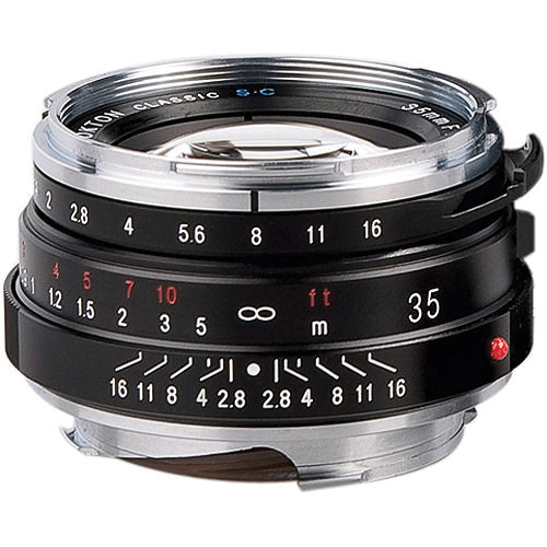 Voigtlander Nokton Classic 35mm f/1.4 Manual Focus M Mount Lens - Black