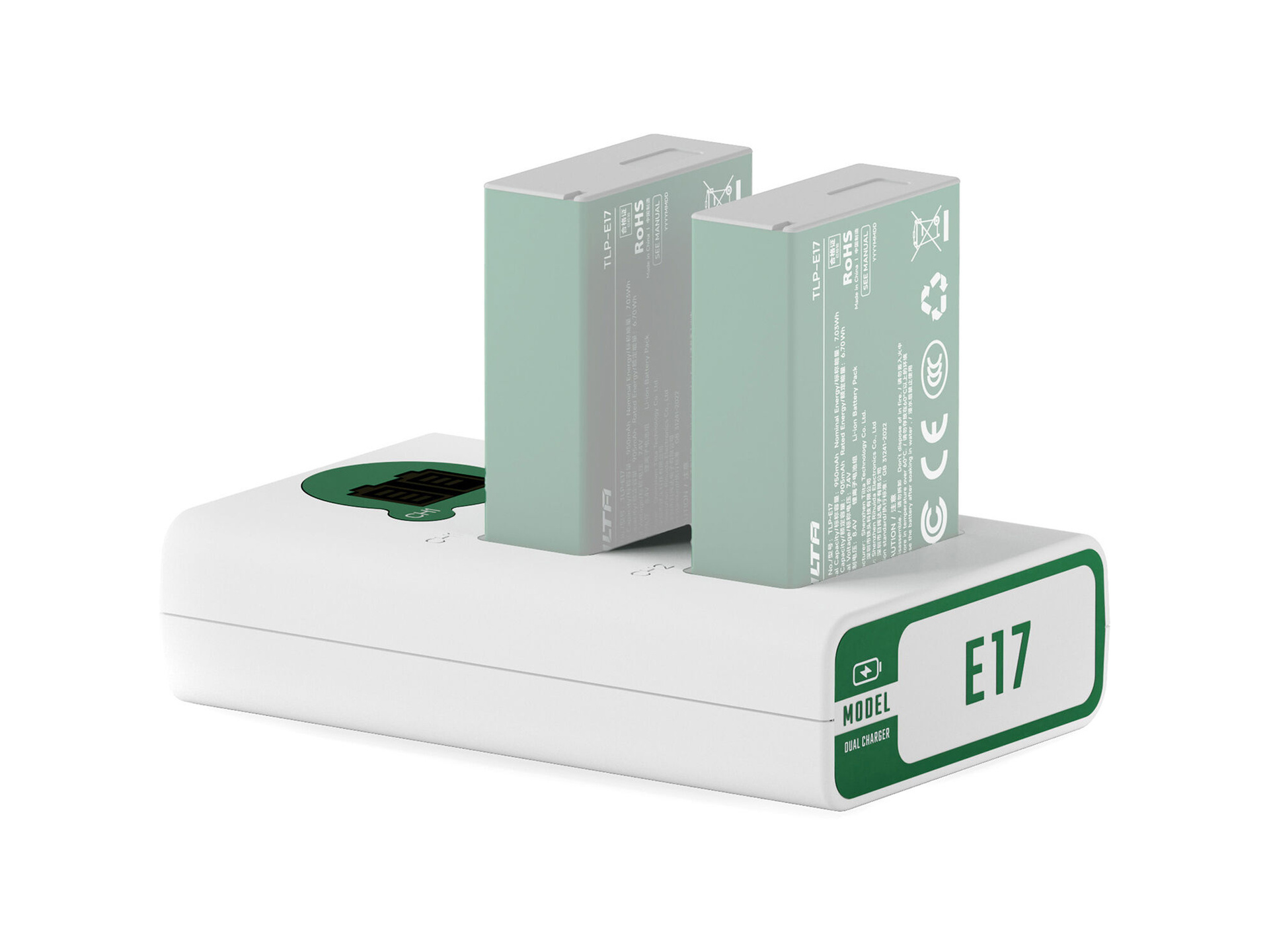Tilta 2-Channel Battery Charger for LP-E17 Batteries (Forest Green)