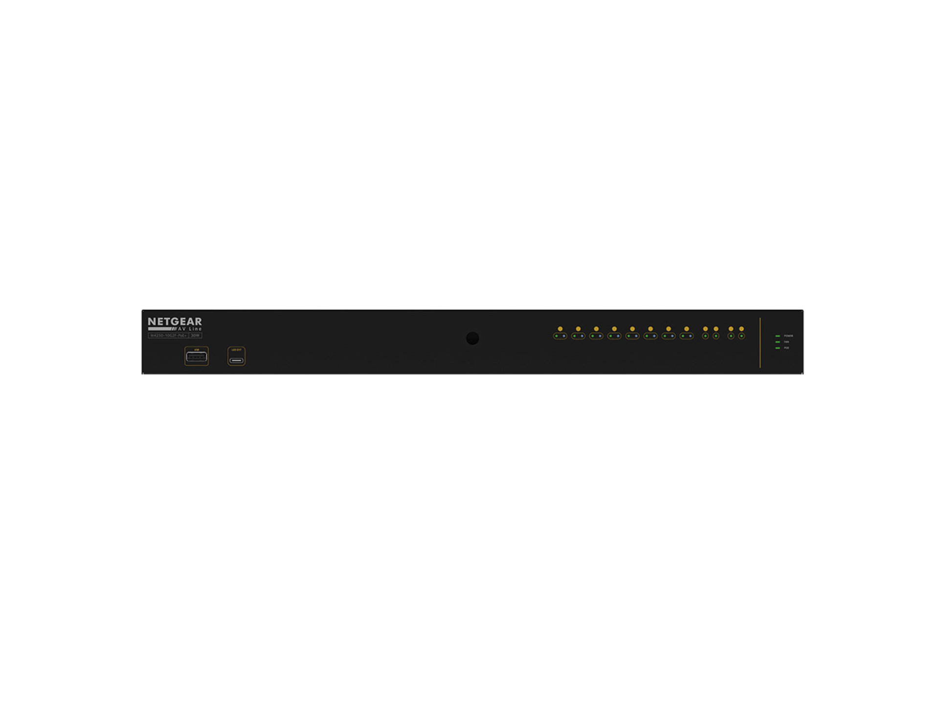 Netgear AV LINE 8X1G PoE+ 125W 2X1G and 2XSFP Managed Switch