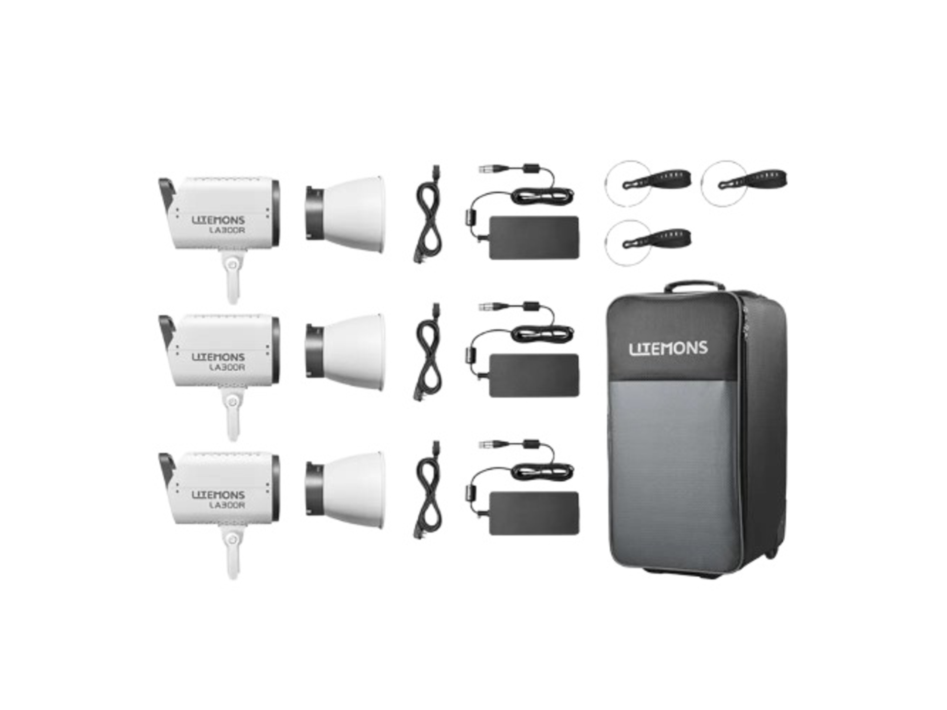 Godox Litemons LA300R RGB LED Monolight (3-Light Kit)