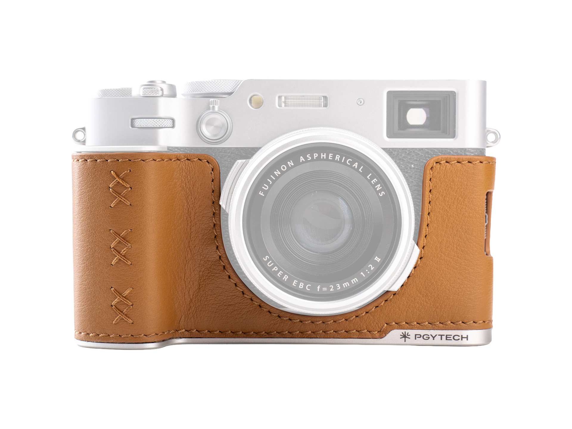 PGYTECH Leather Camera Case for FUJIFILM X100 VI (Clay Brown)