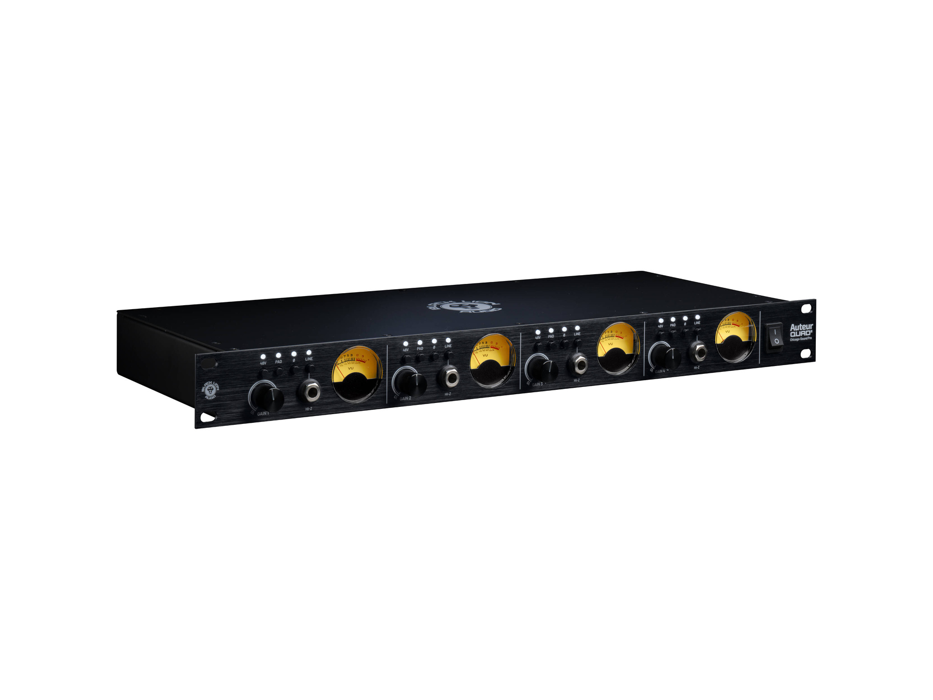 Black Lion Audio Auteur Quad2 4-Channel Microphone Preamp