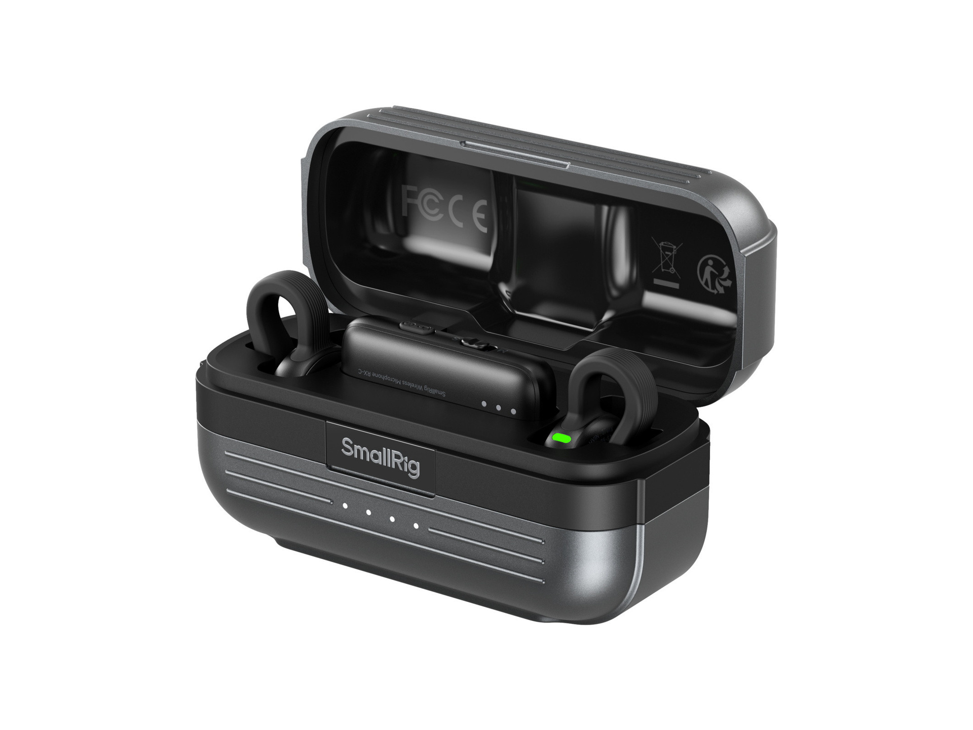 SmallRig 5717 S70-C2 Wireless Microphone with USB-C Adapter for Phones (Black)