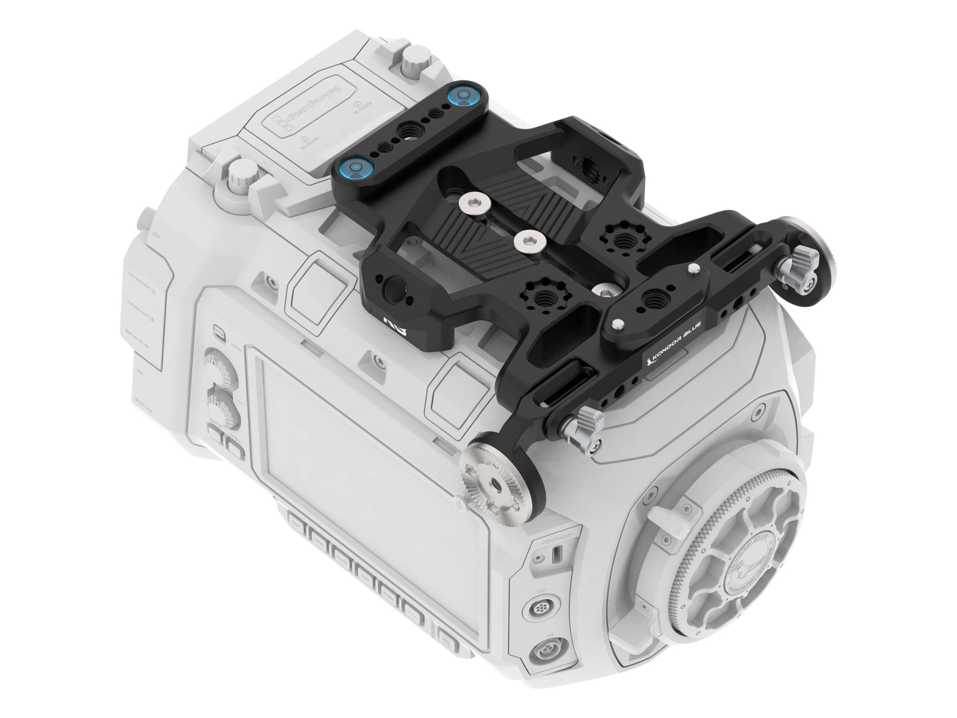 Kondor Blue Top Plate for URSA Cine and Mini Cage (Raven Black)