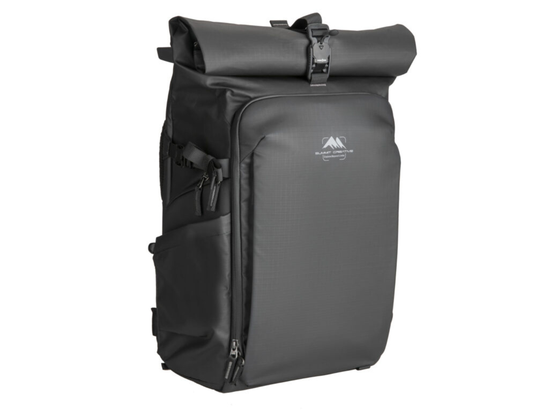 Summit Creative Medium Metropolis 28L Roll Top Backpack (Black)