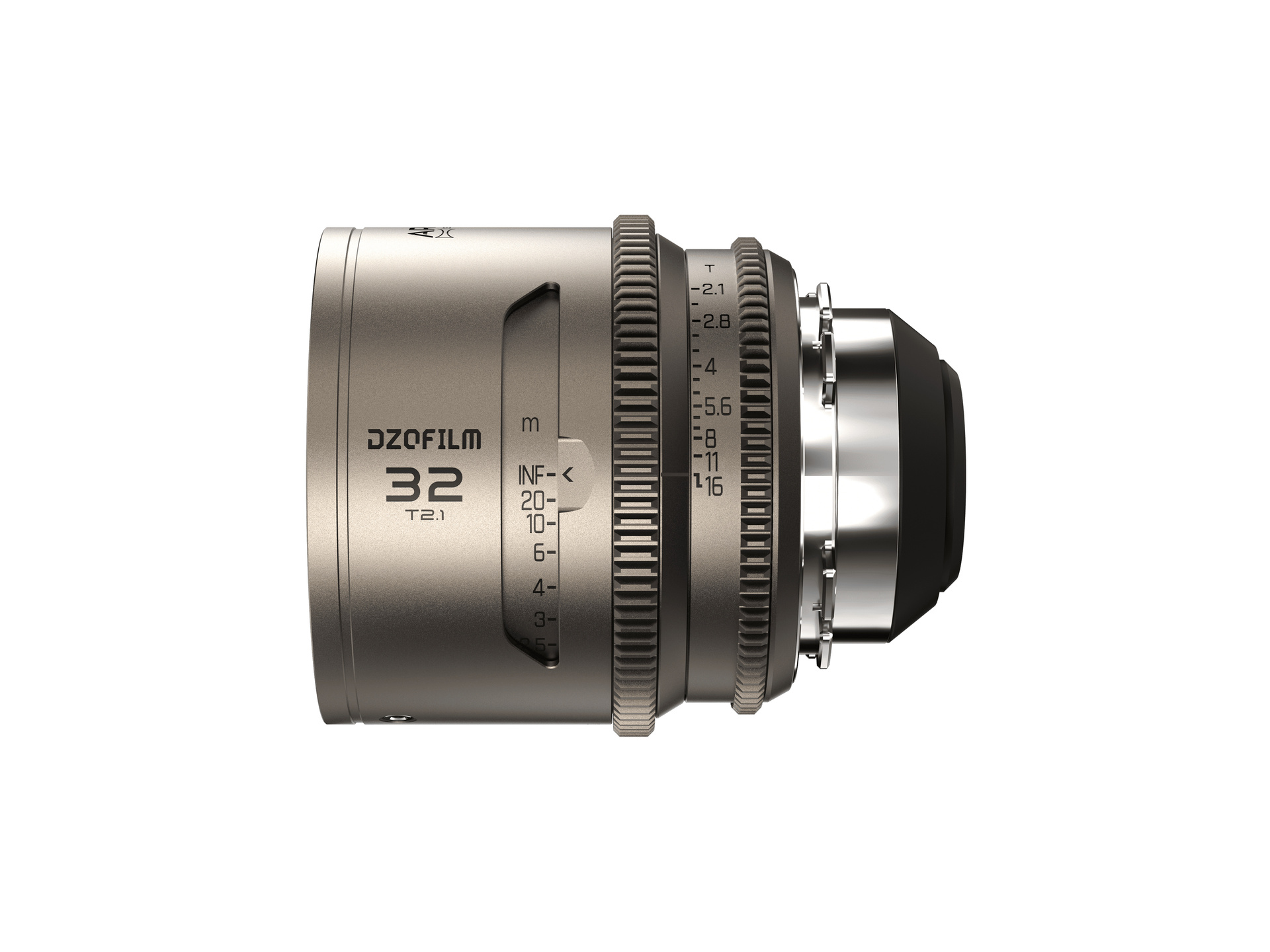 DZOFilm Arcana 32mm T2.1 Anamorphic Prime Lens (ARRI PL, Titanium, Meters)