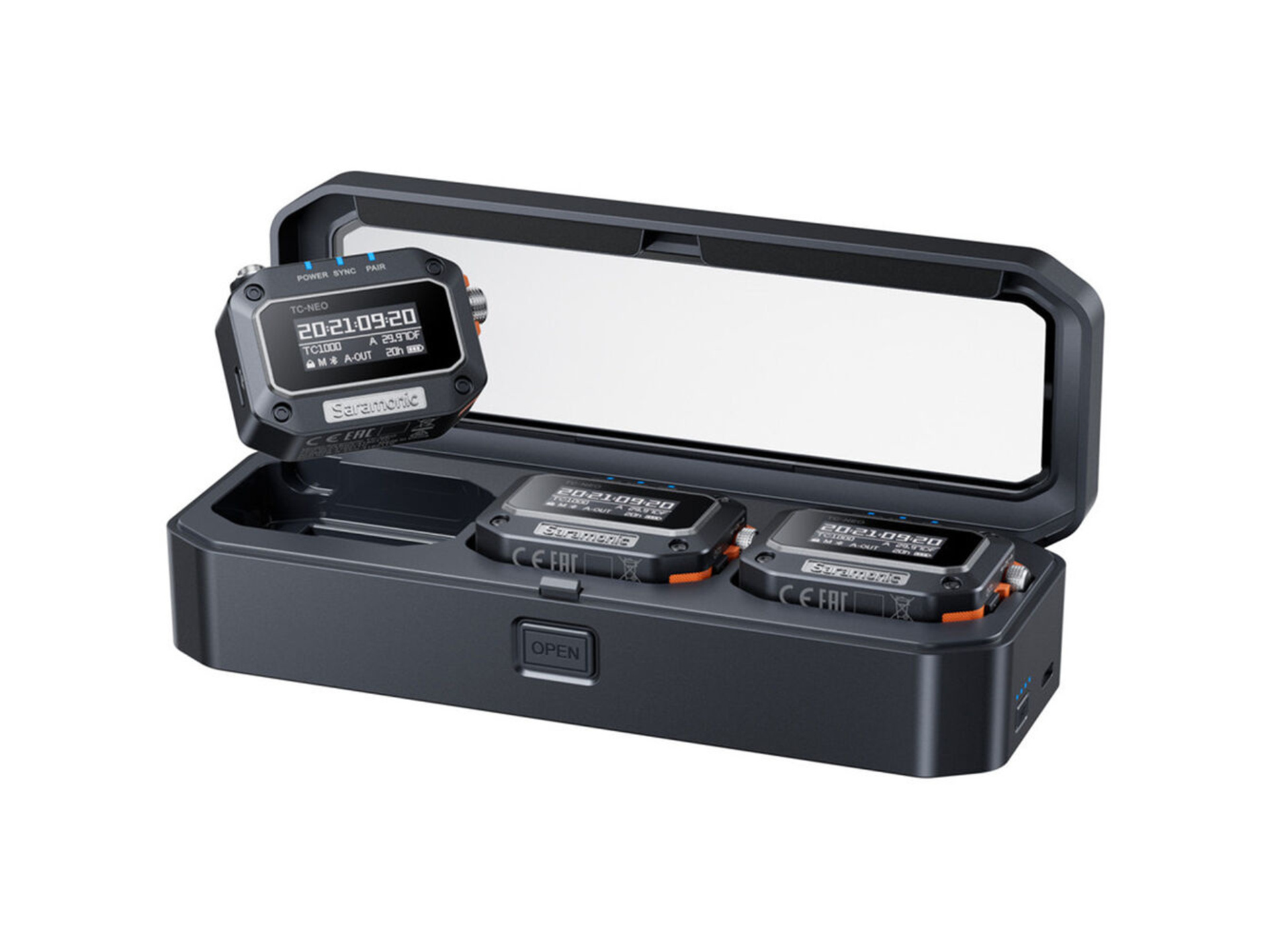 Saramonic TC-NEO Kit Timecode Generator with Charging Case (3-Pack)