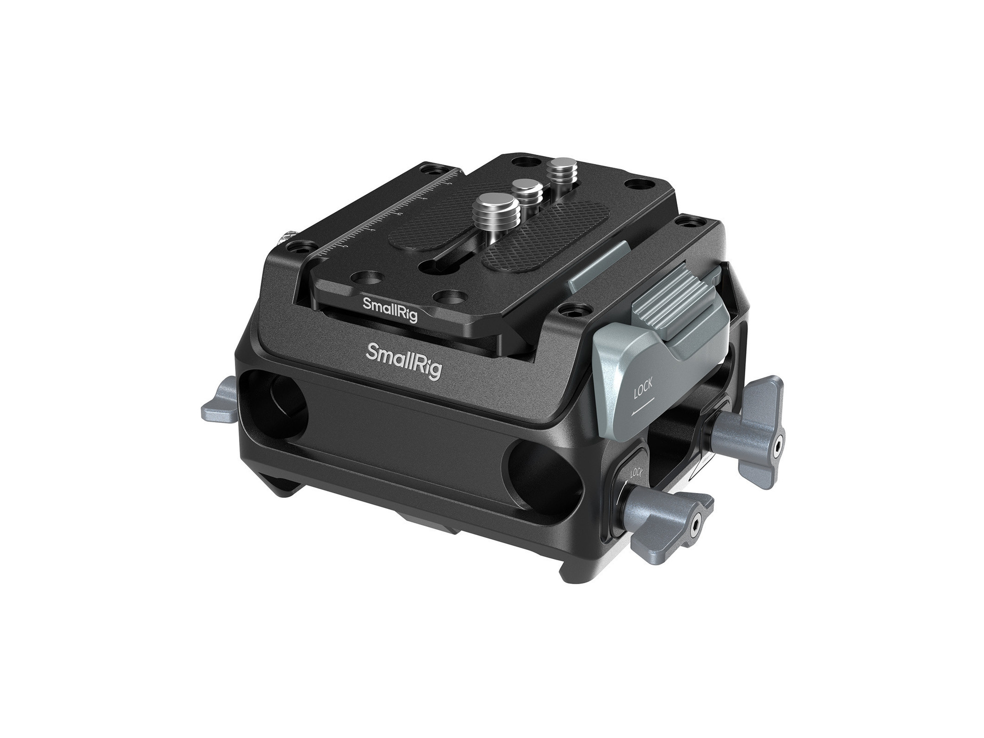 SmallRig Manfrotto-Type Mount Plate Kit with 15mm Dual-Rod Clamp