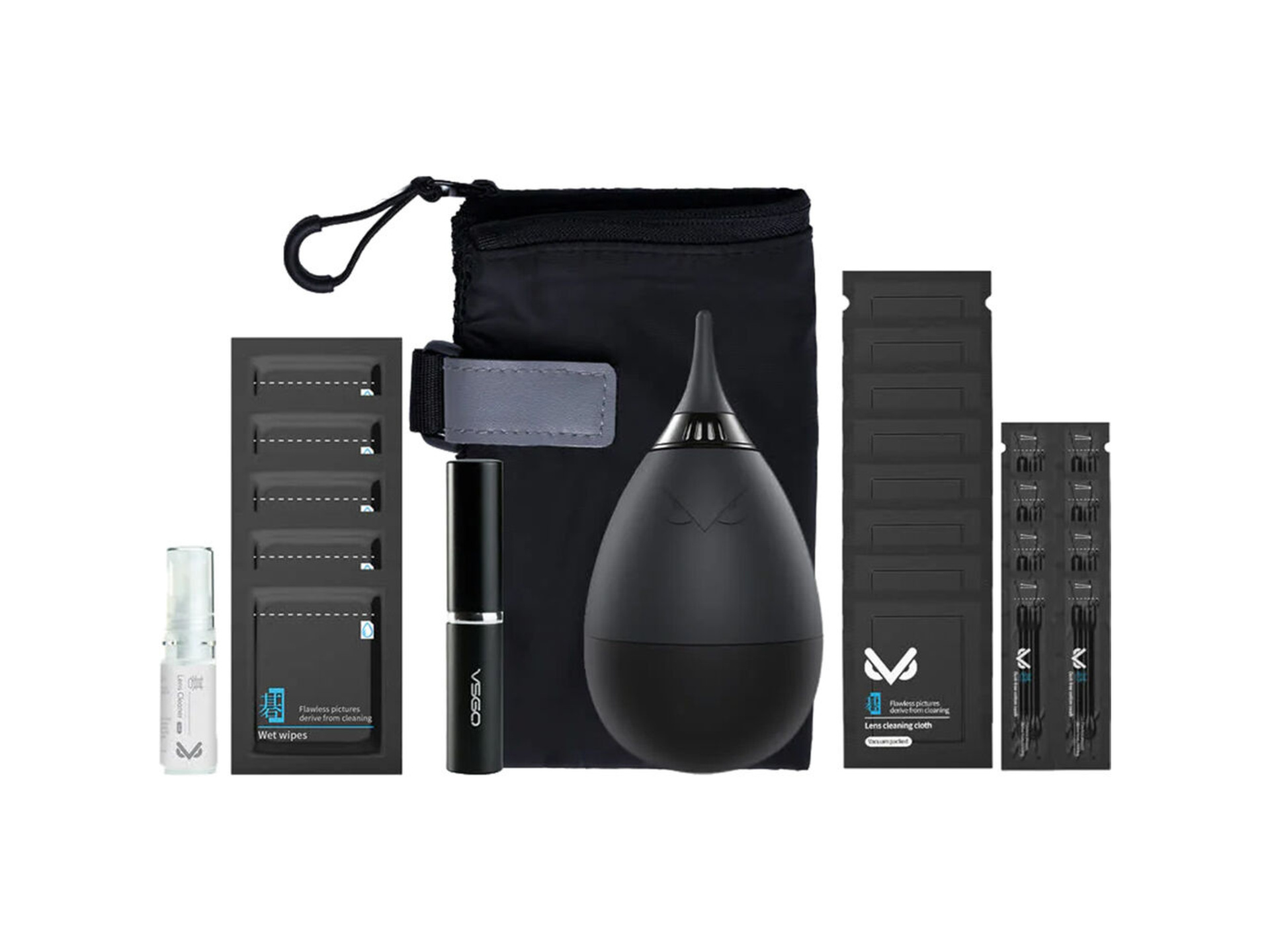 VSGO 25-in-1 Camera Lens Cleaning Kit