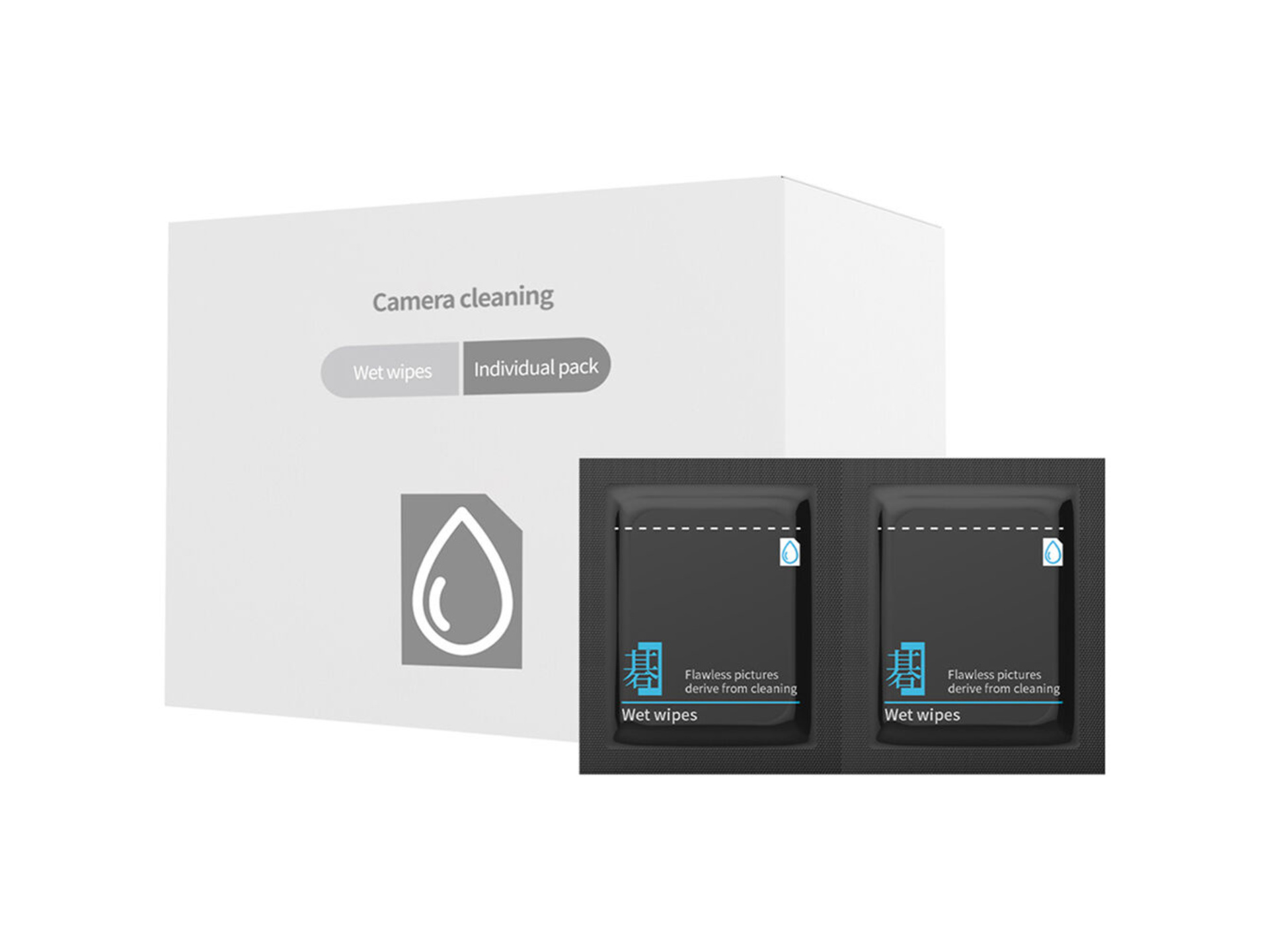 VSGO Antibacterial Screen Cleaning Wipes (60-Pack)