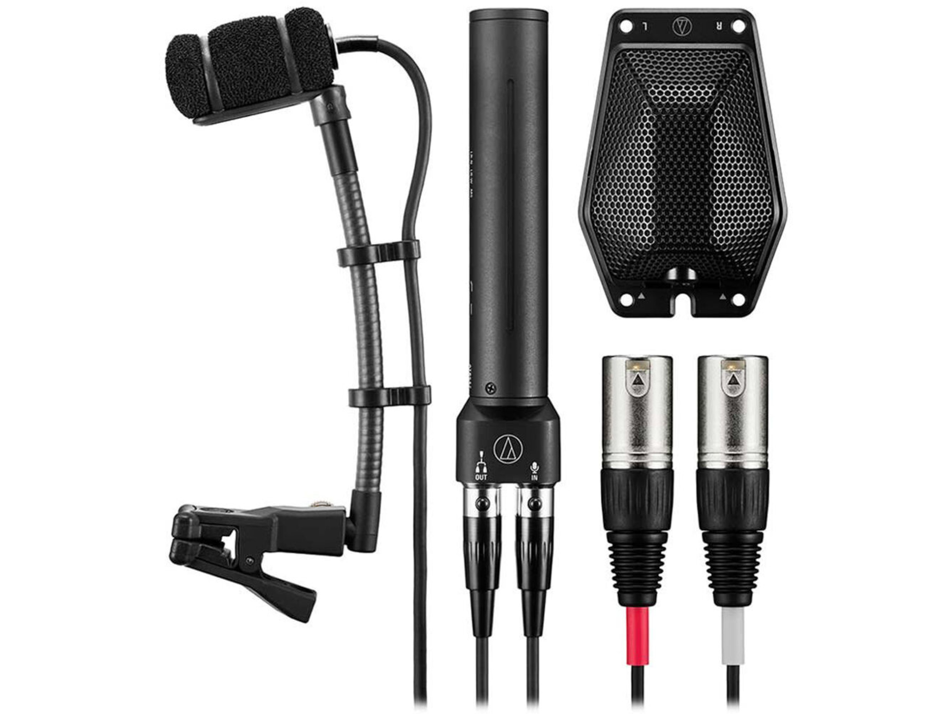 Audio-Technica BP350ST-UB MS Stereo Clip-On Cardioid Condenser Boundary Microphone