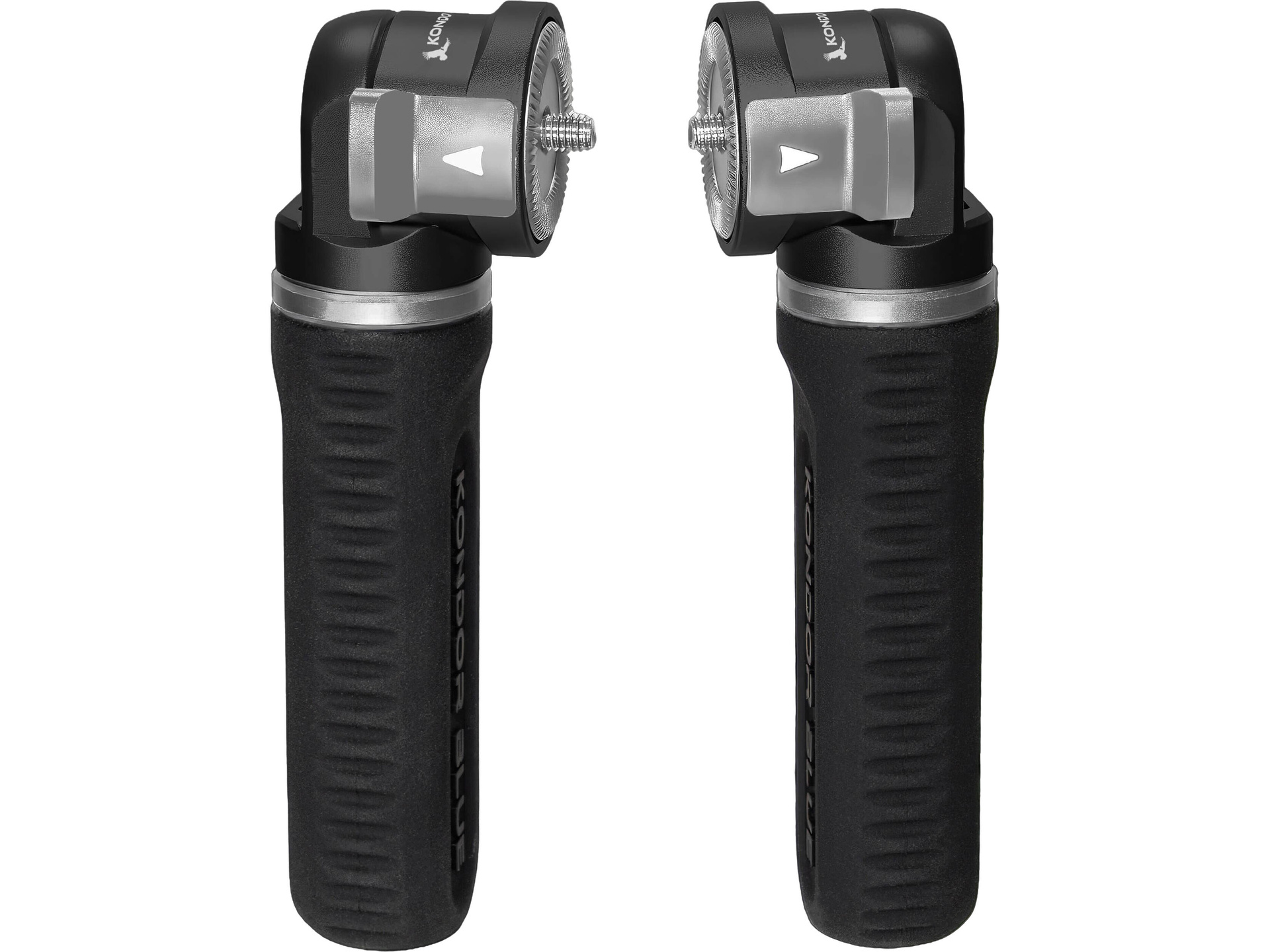 Kondor Blue Pro Pivot Reversible Rosette Grip (2-Pack, Raven Black)