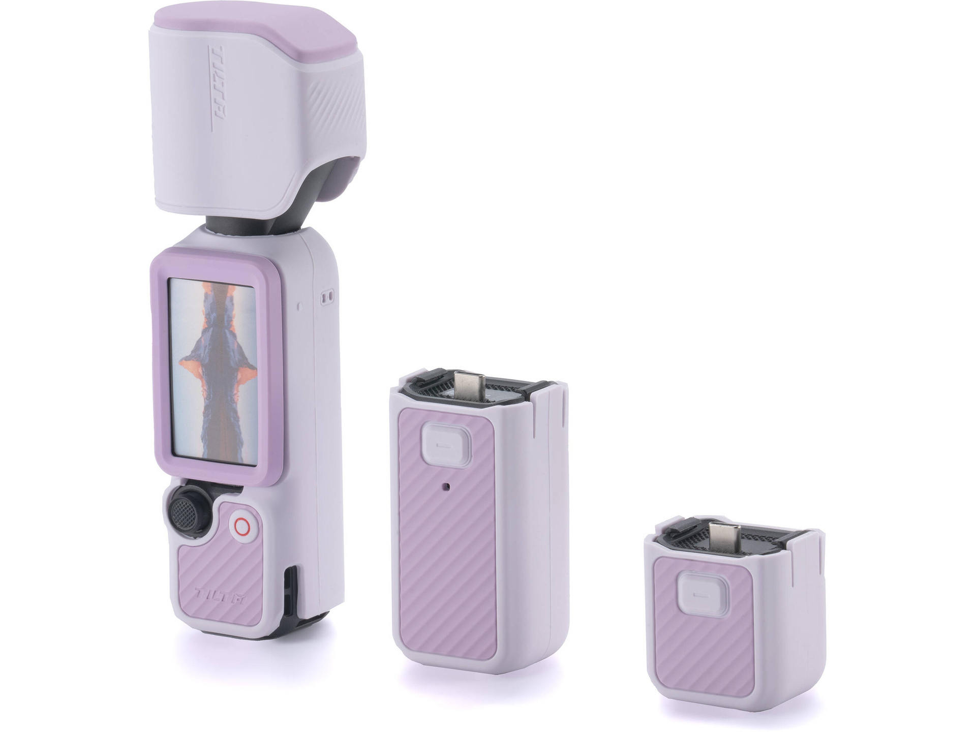 Tilta Silicone Protective Cover Power Kit for DJI Osmo Pocket 4 (Lilac Purple)