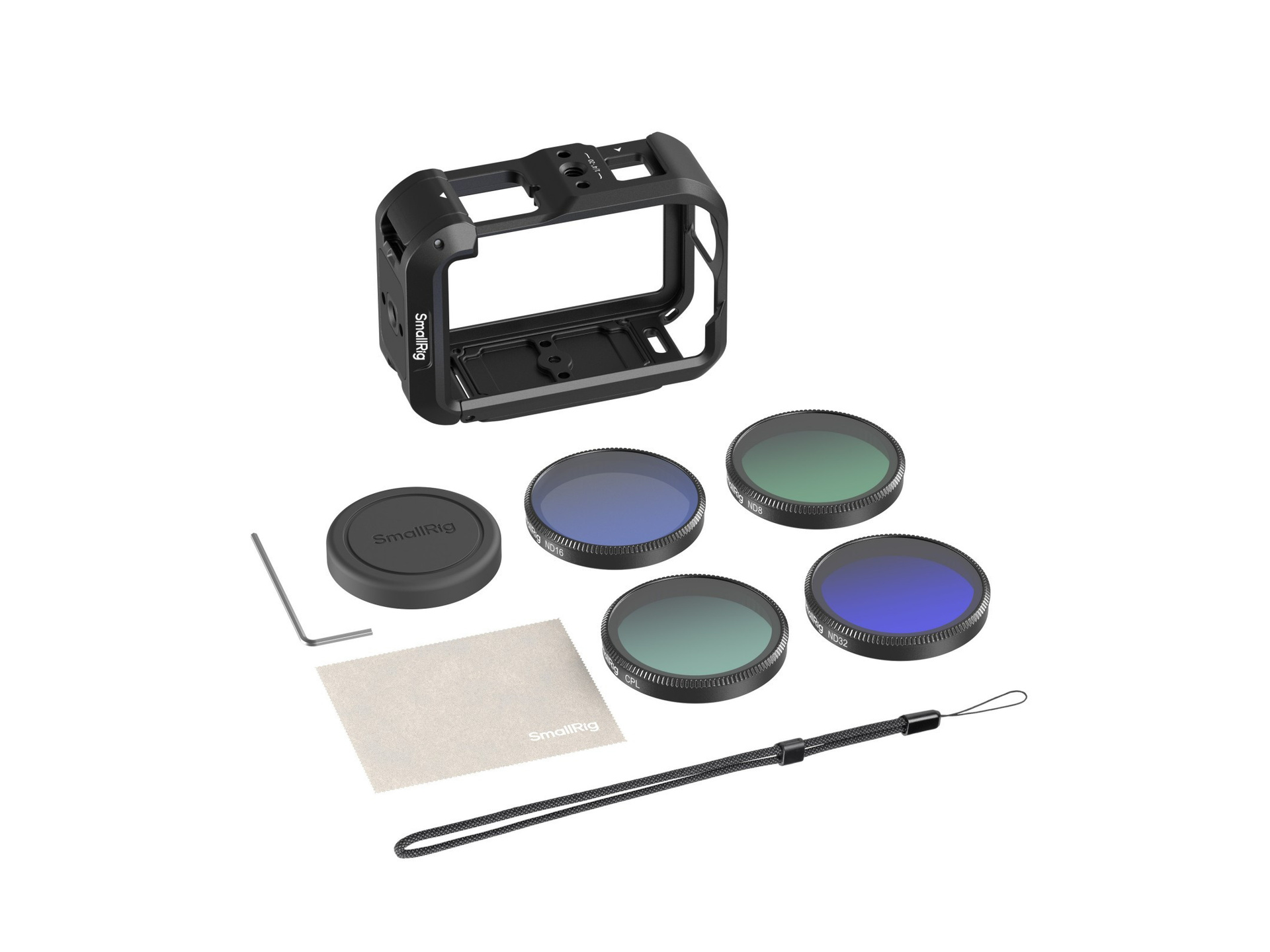 SmallRig 6374 Advanced Camera Cage Kit with Filters for DJI Osmo Action 6