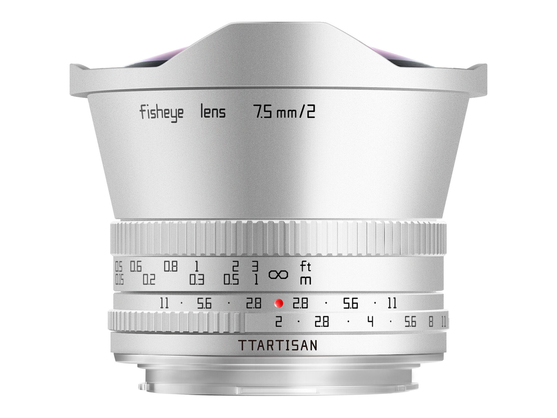 TTArtisan 7.5mm f/2 Fisheye Lens (Micro Four Thirds, Silver)