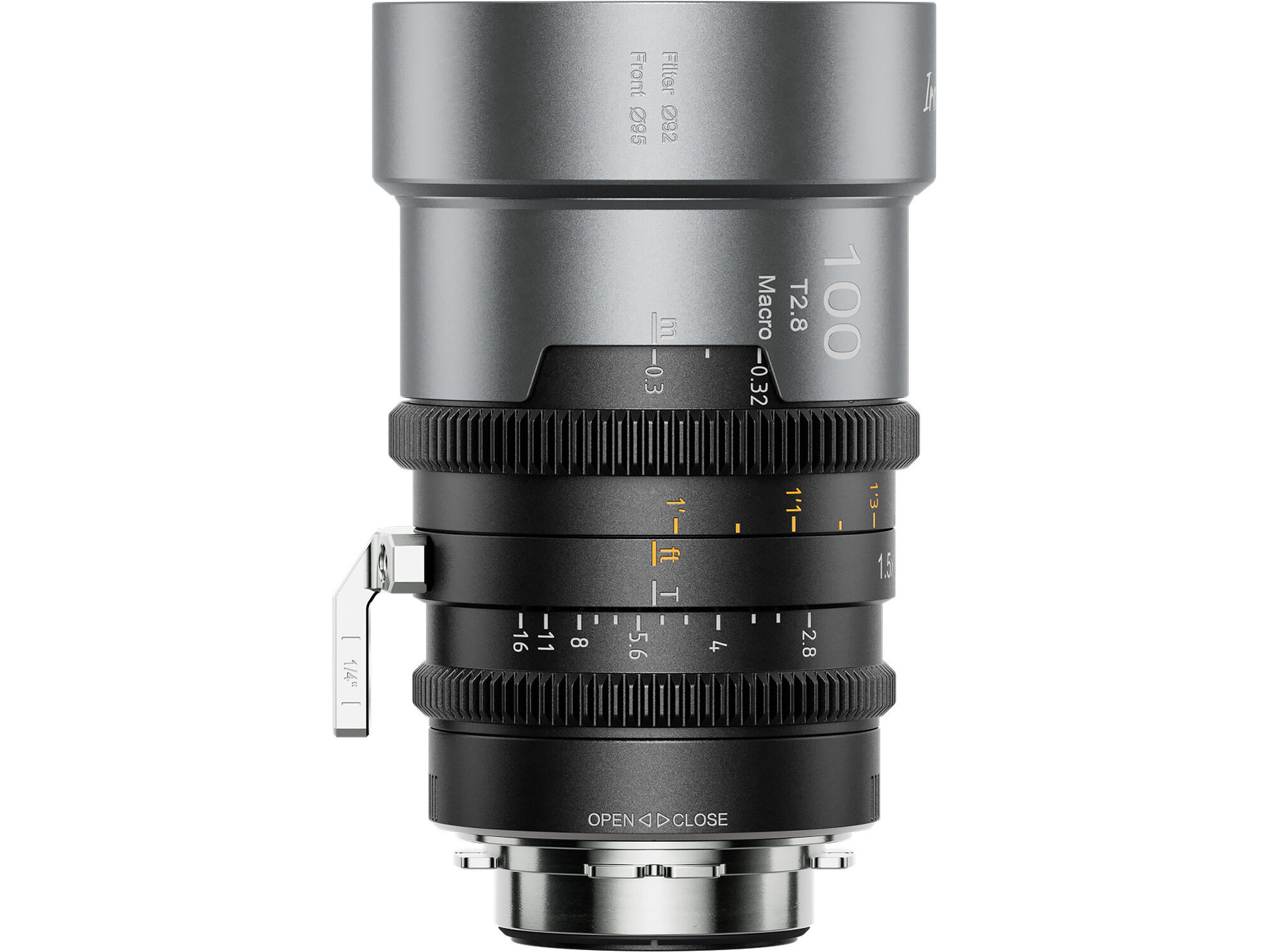 Sirui IronStar 100mm T2.8 Anamorphic 1.5x Lens (ARRI PL/Canon EF, Neutral Flare)