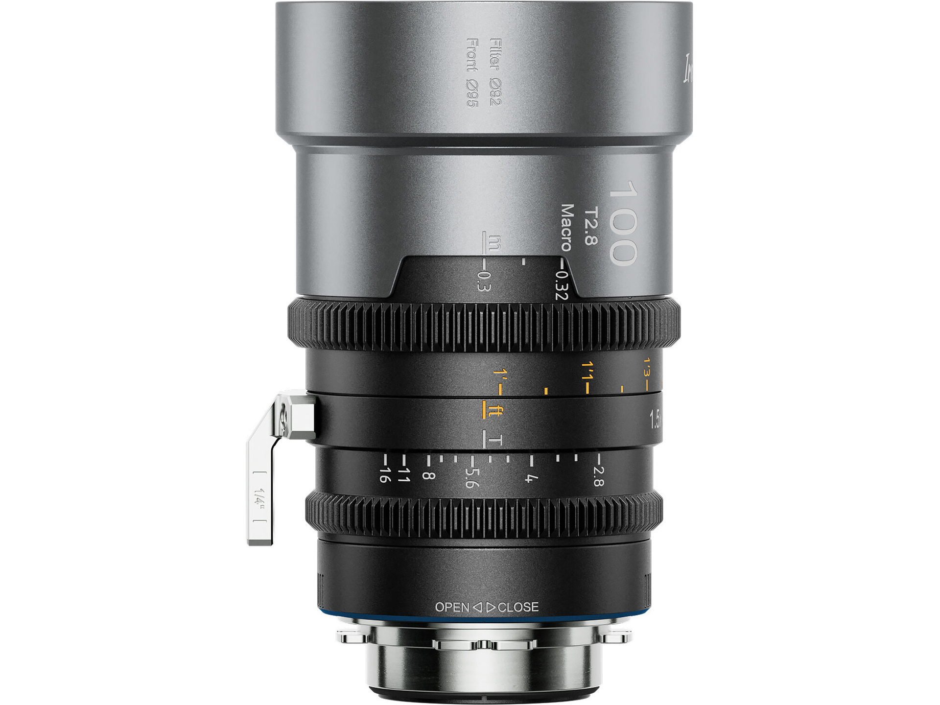 Sirui IronStar 100mm T2.8 Anamorphic 1.5x Lens (ARRI PL/Canon EF, Blue Flare)