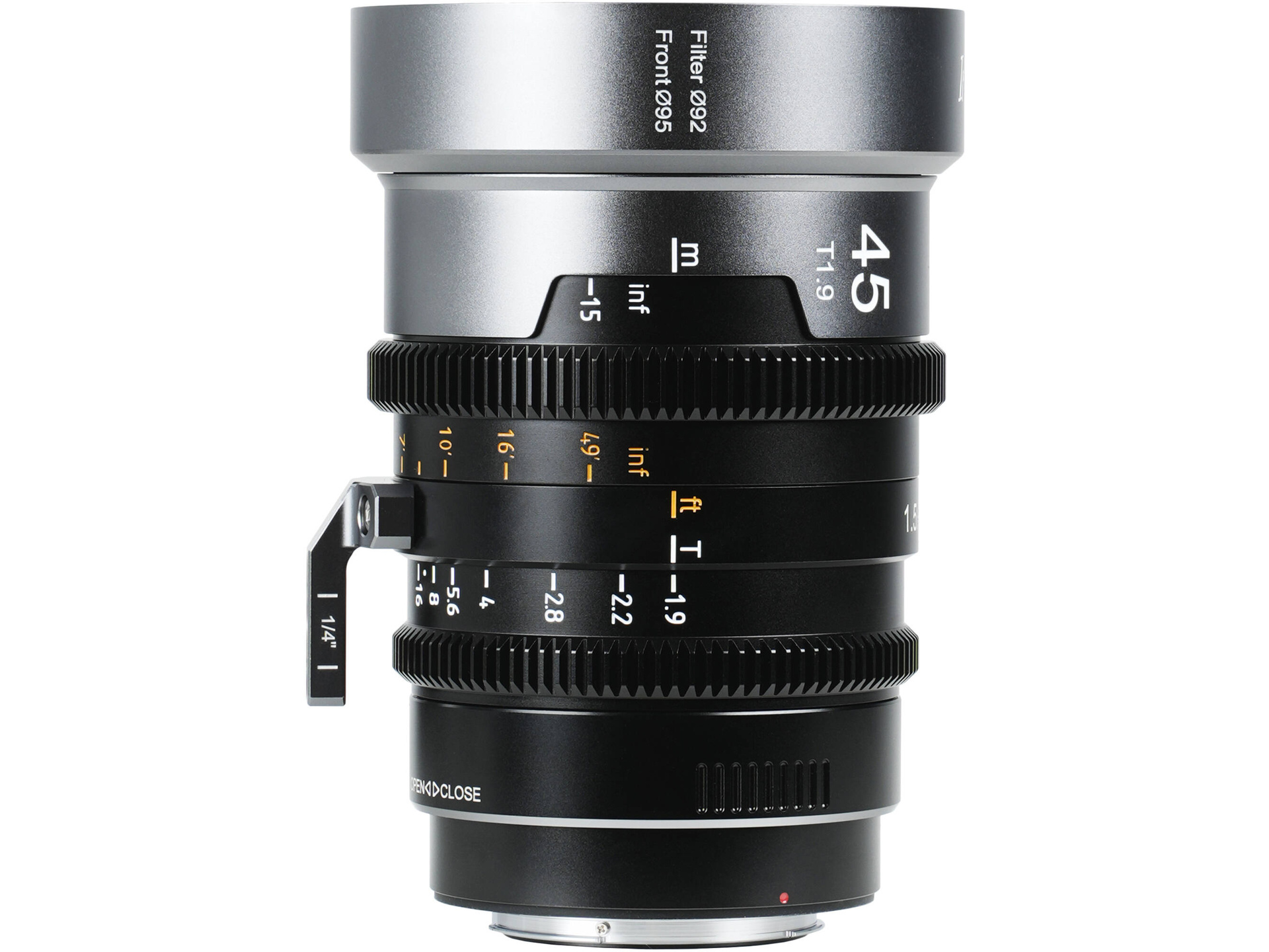 Sirui IronStar 45mm T1.9 Anamorphic 1.5x Lens (ARRI PL/Canon EF, Blue)